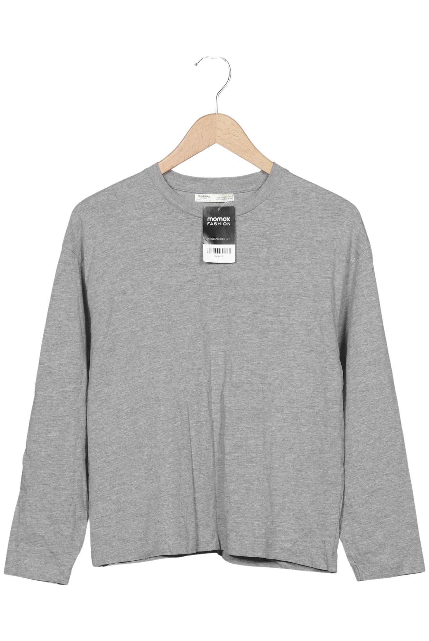 

Pull & Bear Damen Langarmshirt, grau, Gr. 36