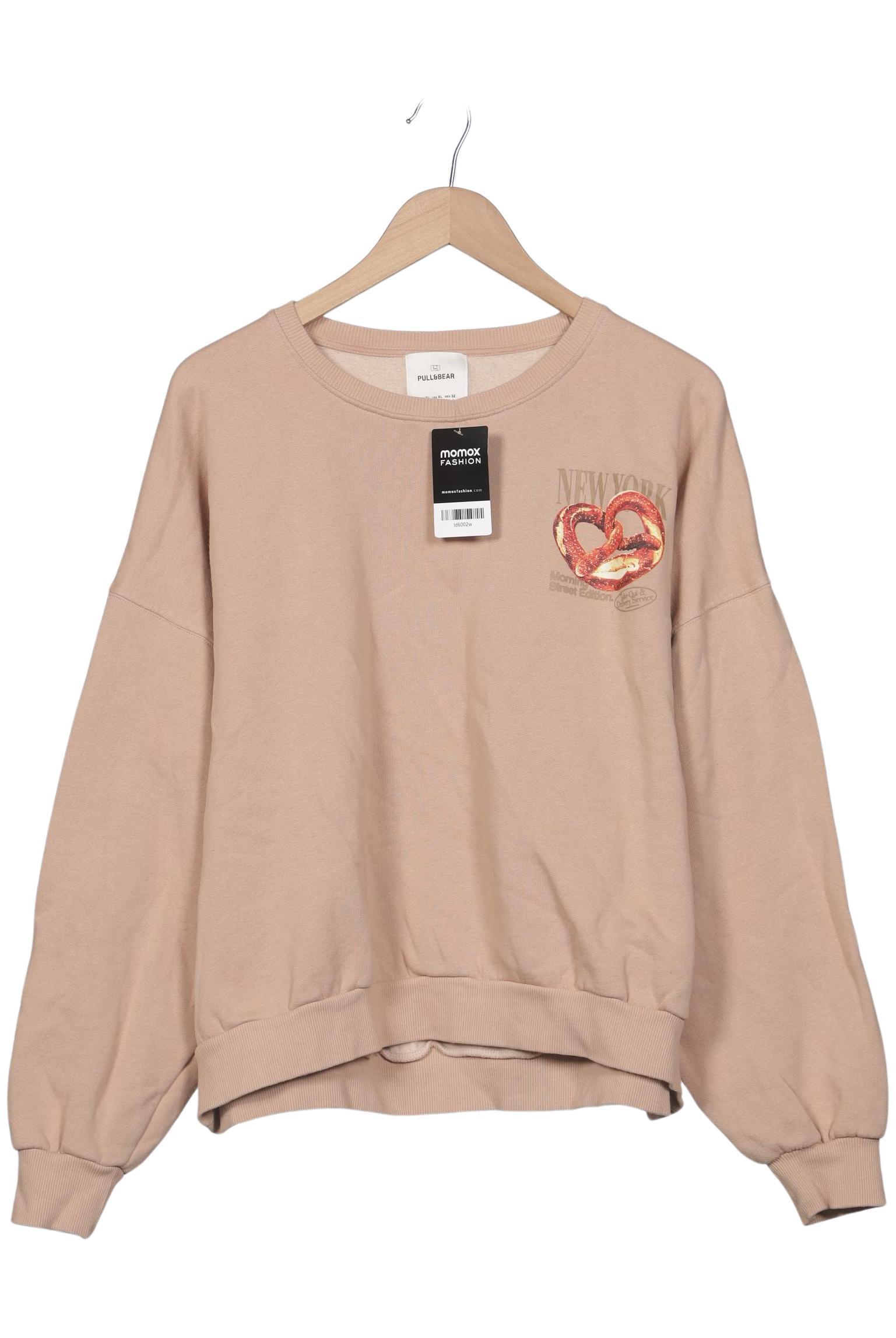 

Pull & Bear Damen Sweatshirt, beige, Gr. 44