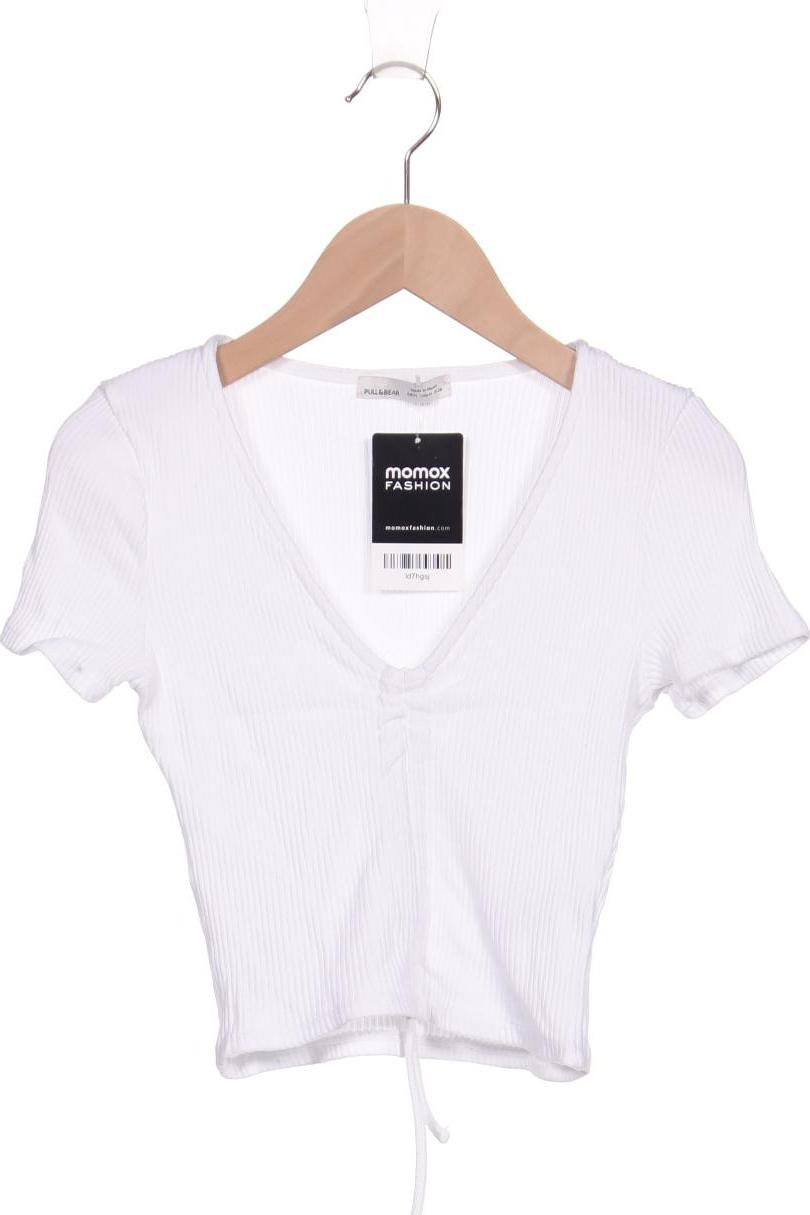 

Pull & Bear Damen T-Shirt, weiß