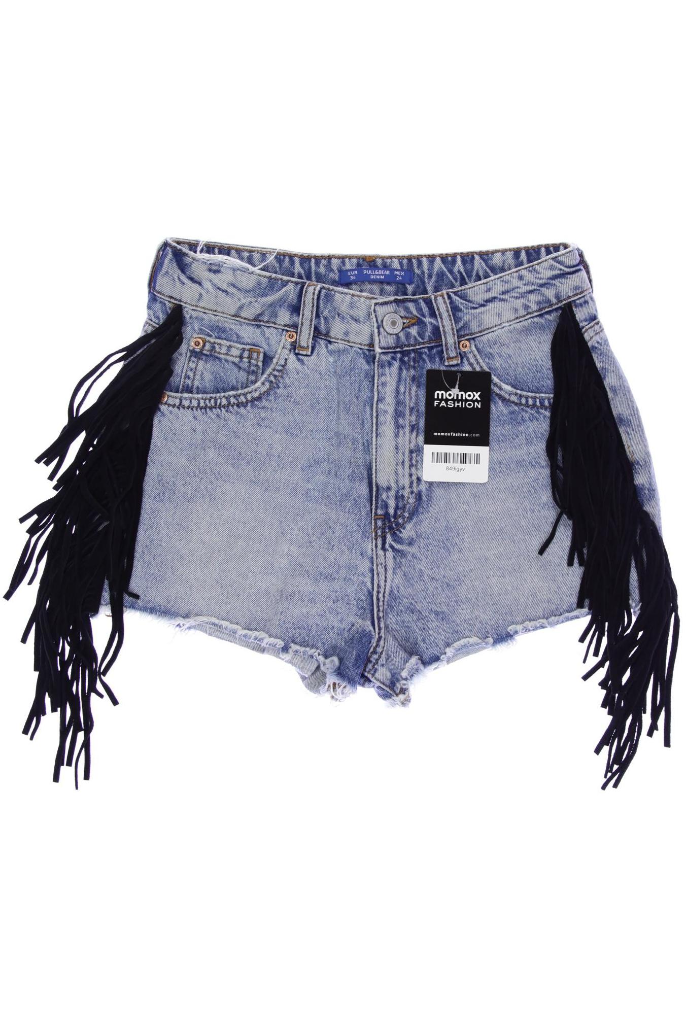 

Pull & Bear Damen Shorts, hellblau, Gr. 34