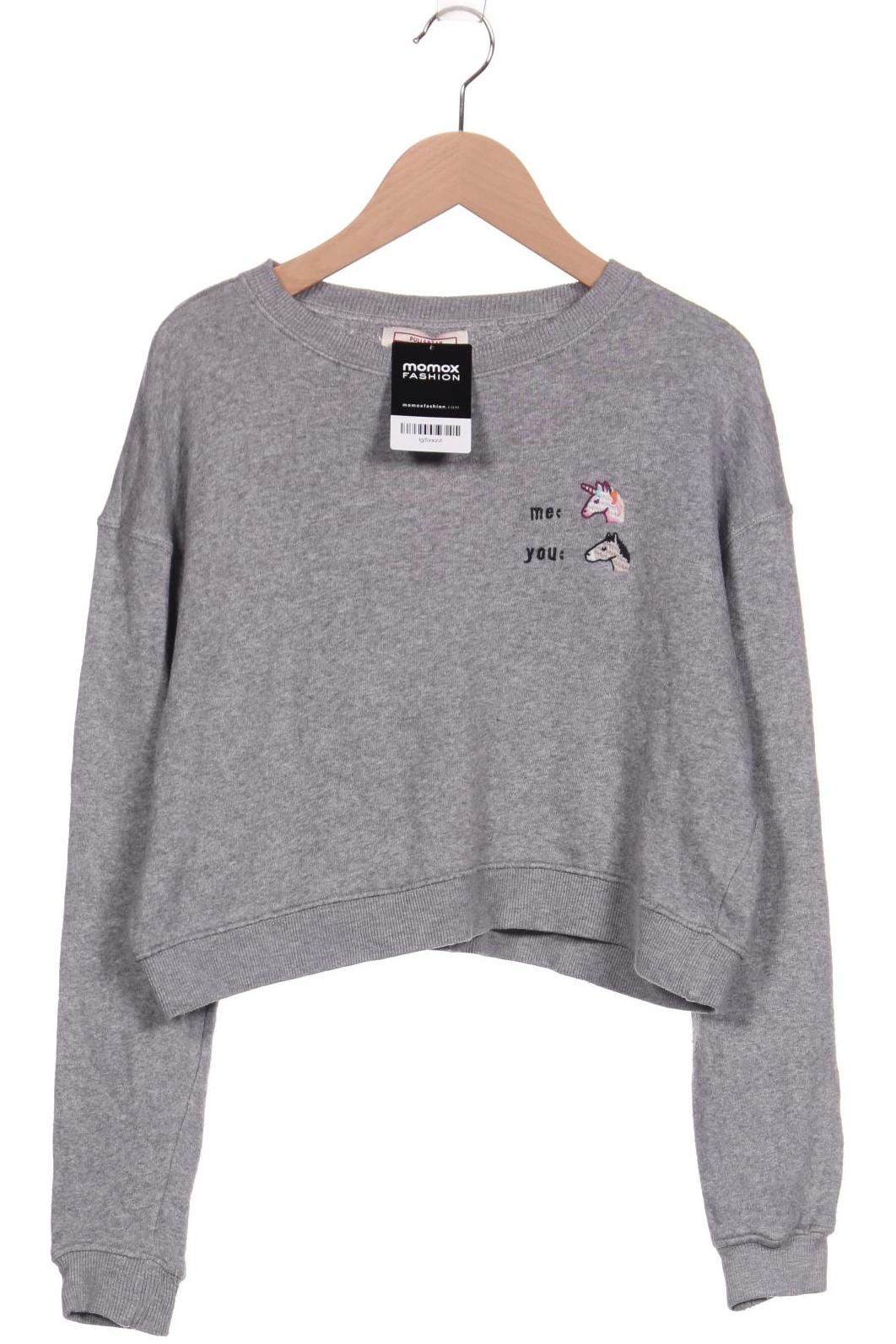 

Pull & Bear Damen Sweatshirt, grau