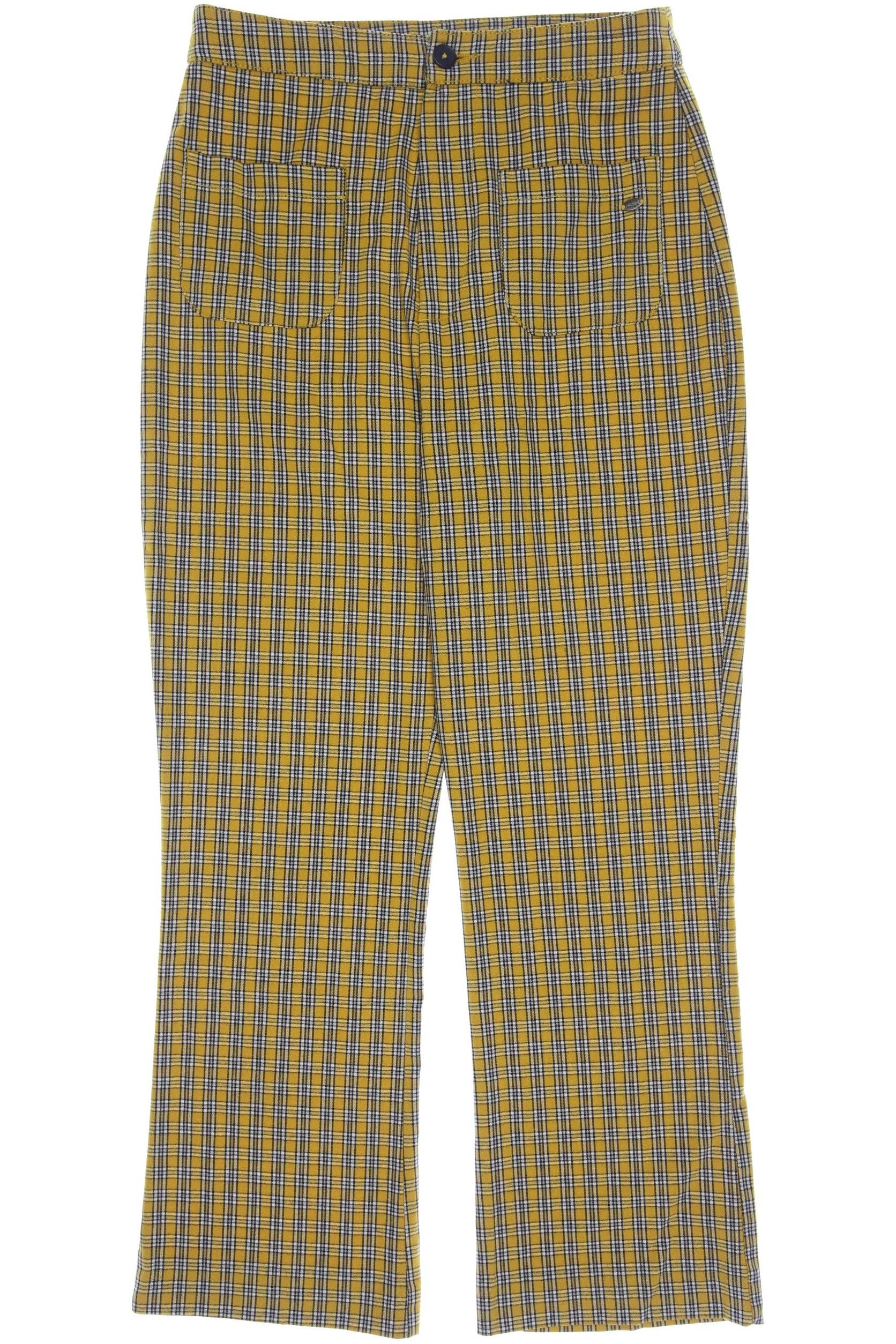 

Pull & Bear Damen Stoffhose, gelb, Gr. 0
