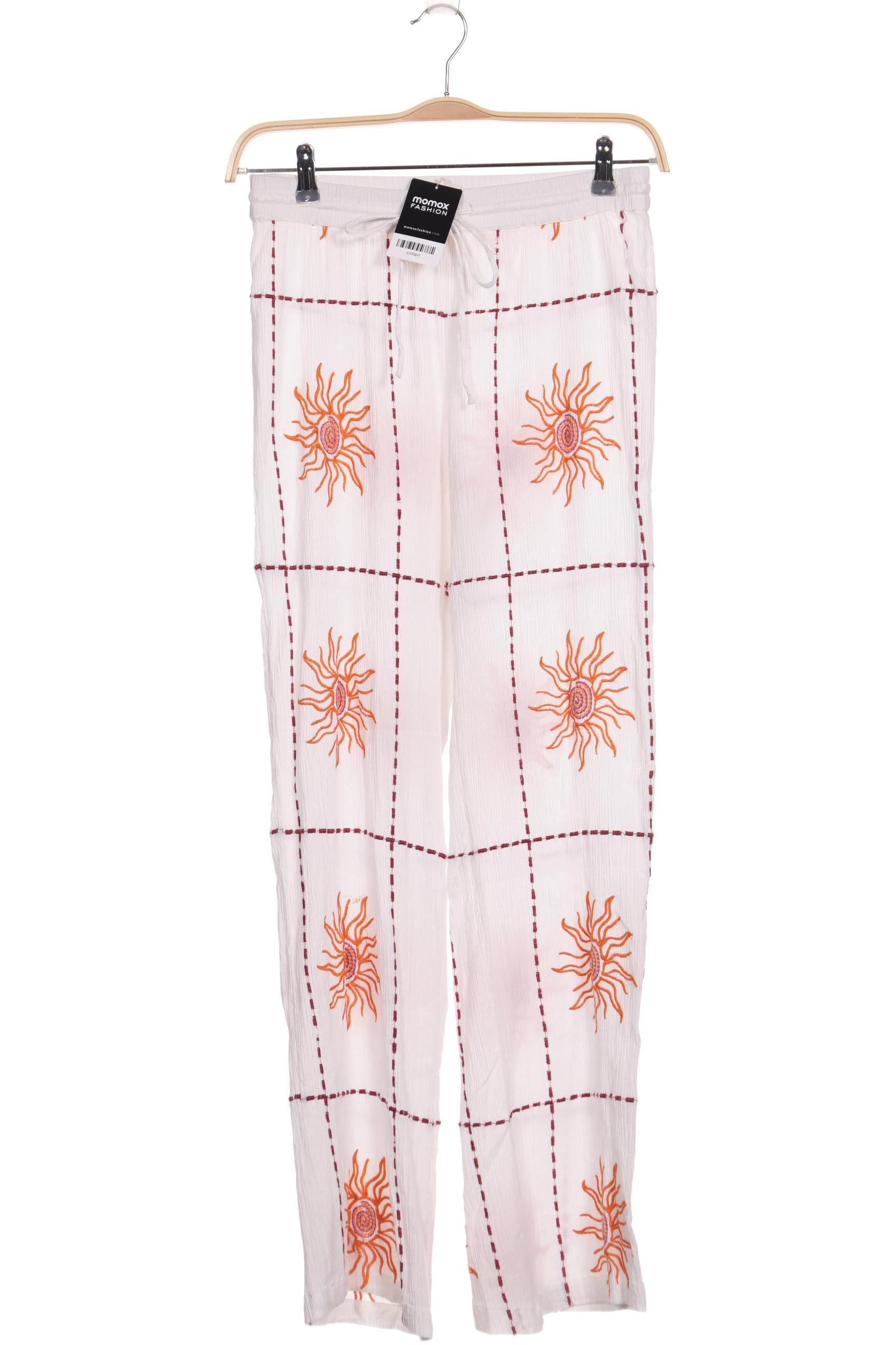 

Pull & Bear Damen Stoffhose, weiß, Gr. 0