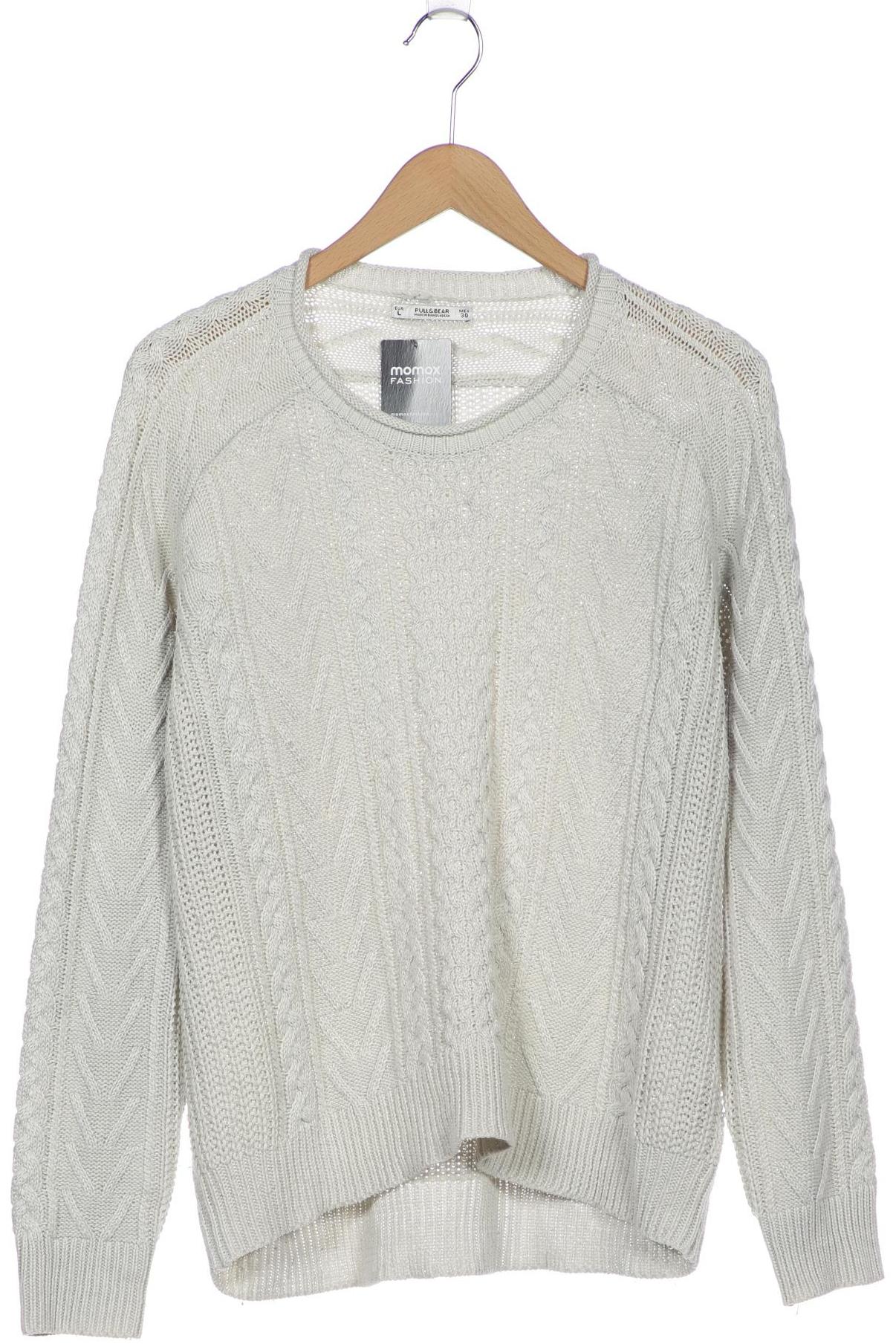 

Pull & Bear Damen Pullover, cremeweiß