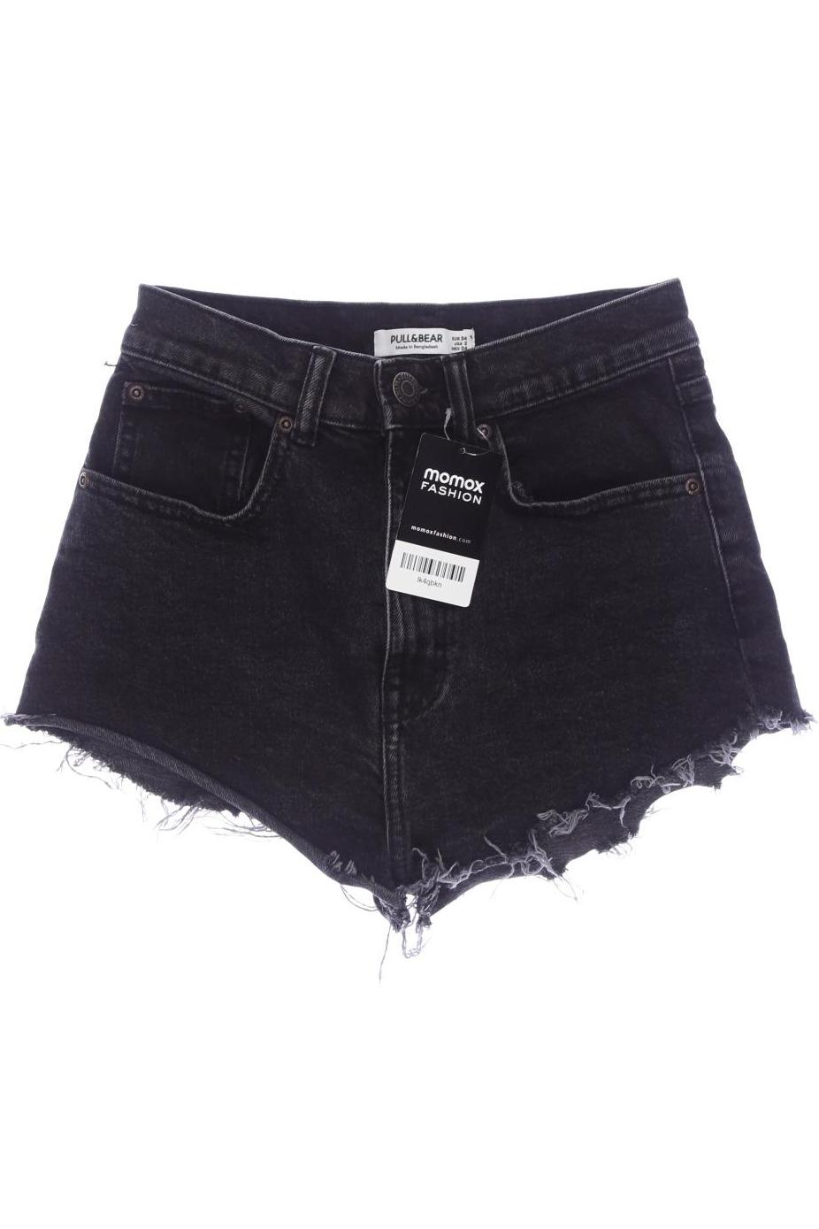 

Pull & Bear Damen Shorts, schwarz, Gr. 34