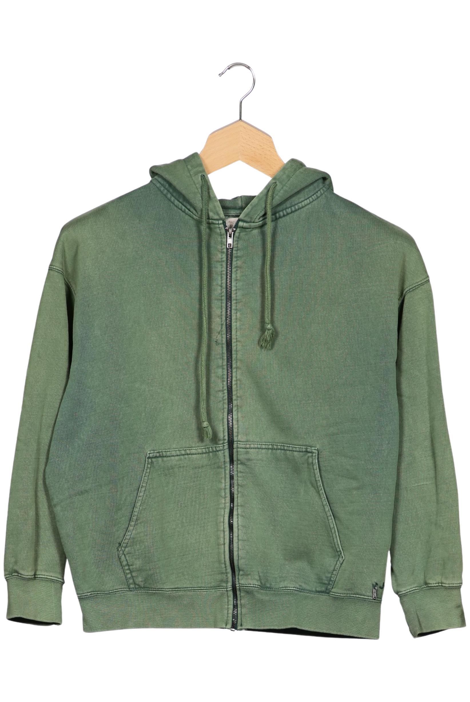 

Pull & Bear Damen Kapuzenpullover, grün, Gr. 34