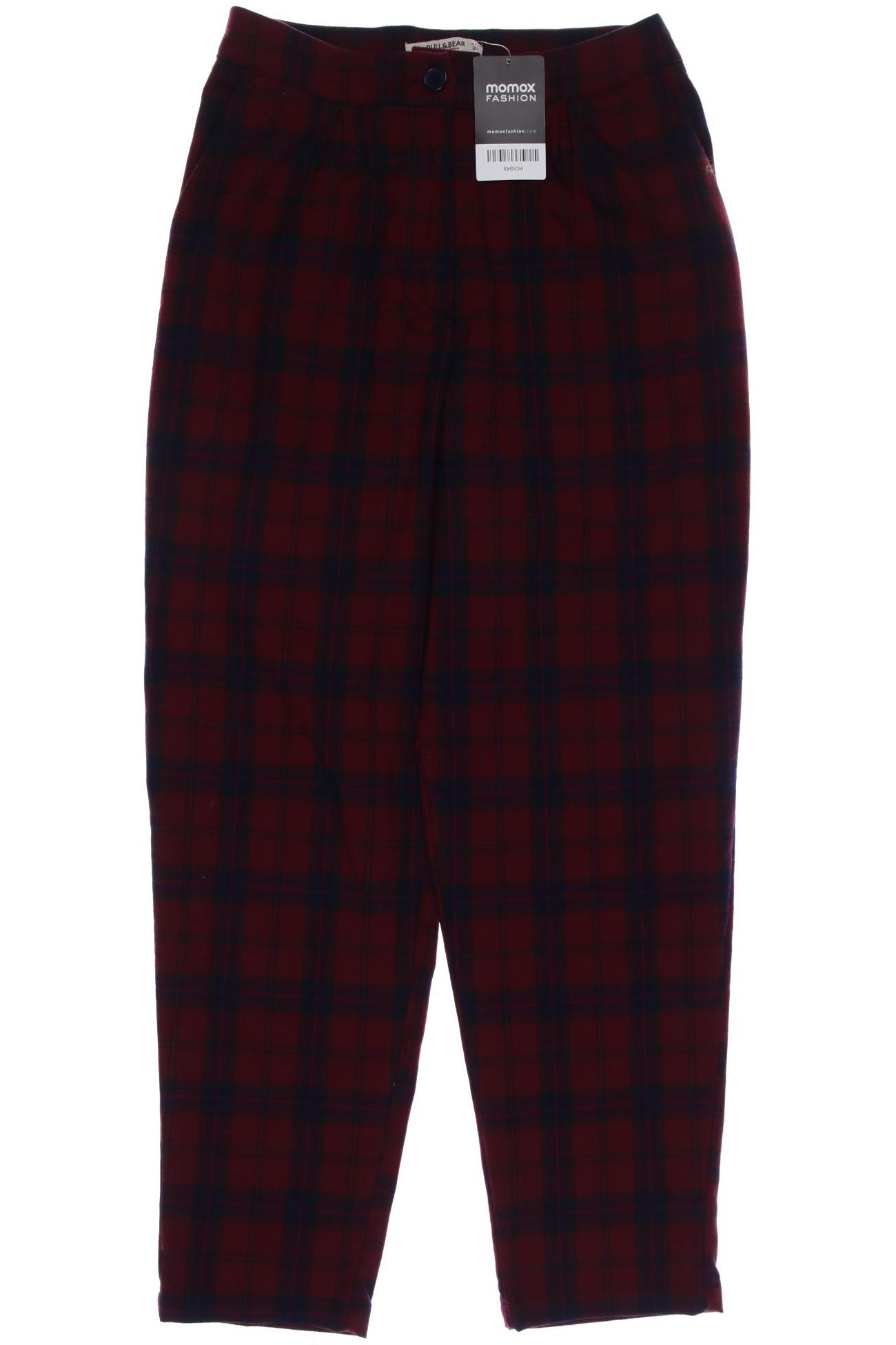 

Pull & Bear Damen Stoffhose, rot