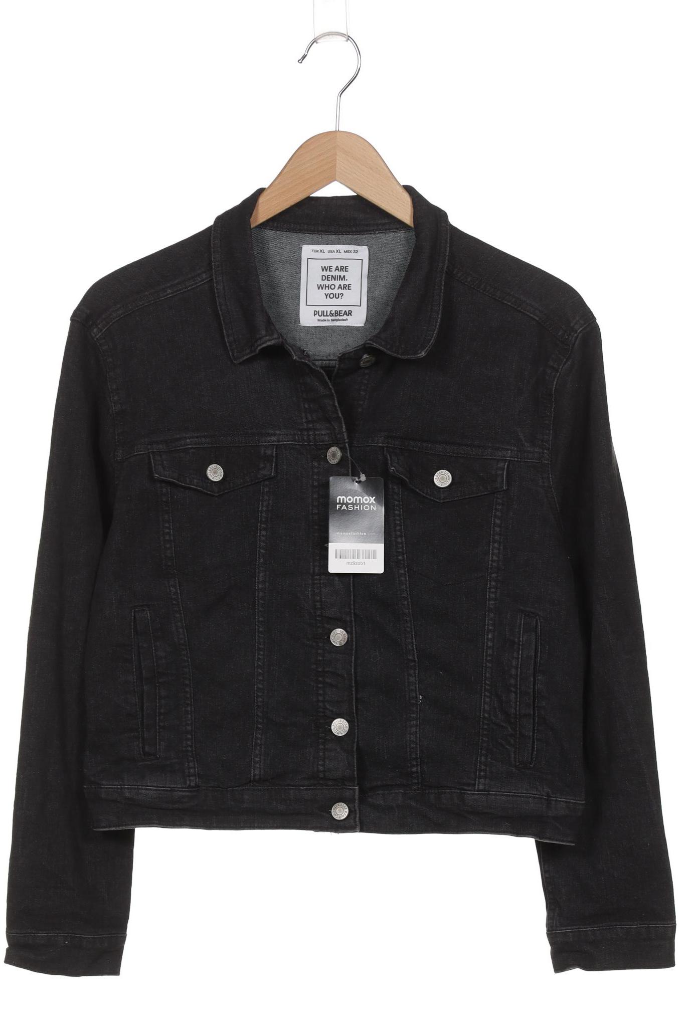 

Pull & Bear Damen Jacke, schwarz, Gr. 44