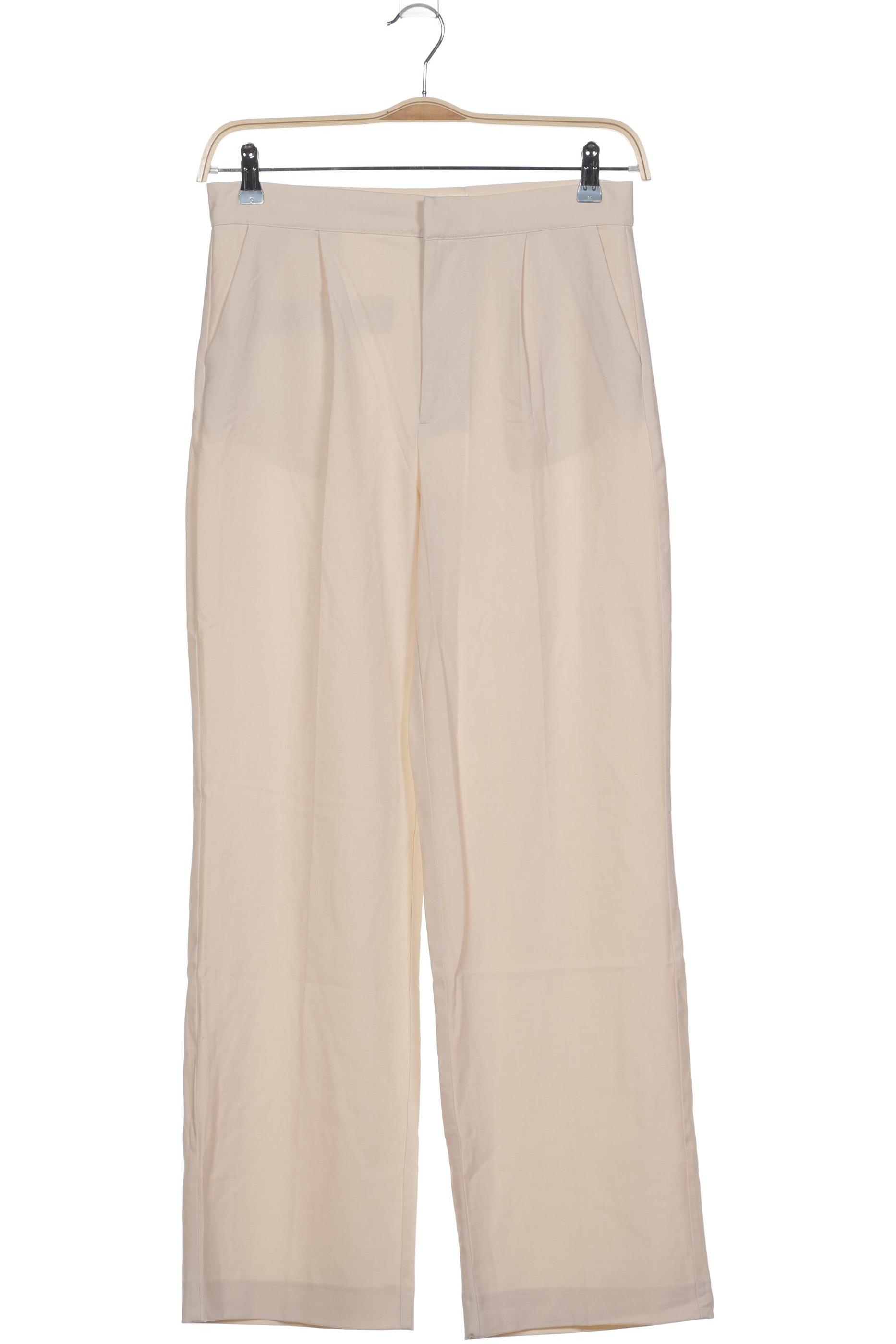 

Pull & Bear Damen Stoffhose, cremeweiß, Gr. 0