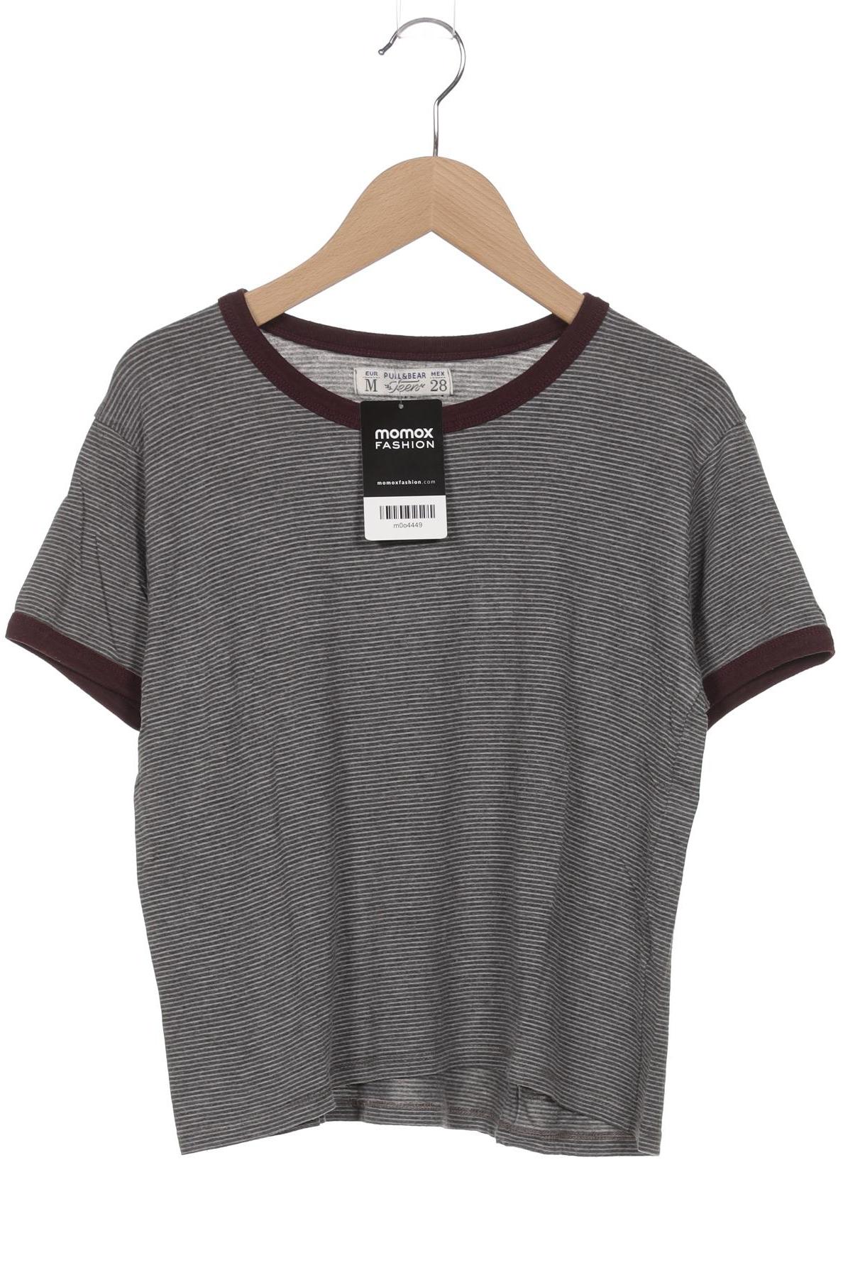 

Pull & Bear Damen T-Shirt, grau, Gr. 38