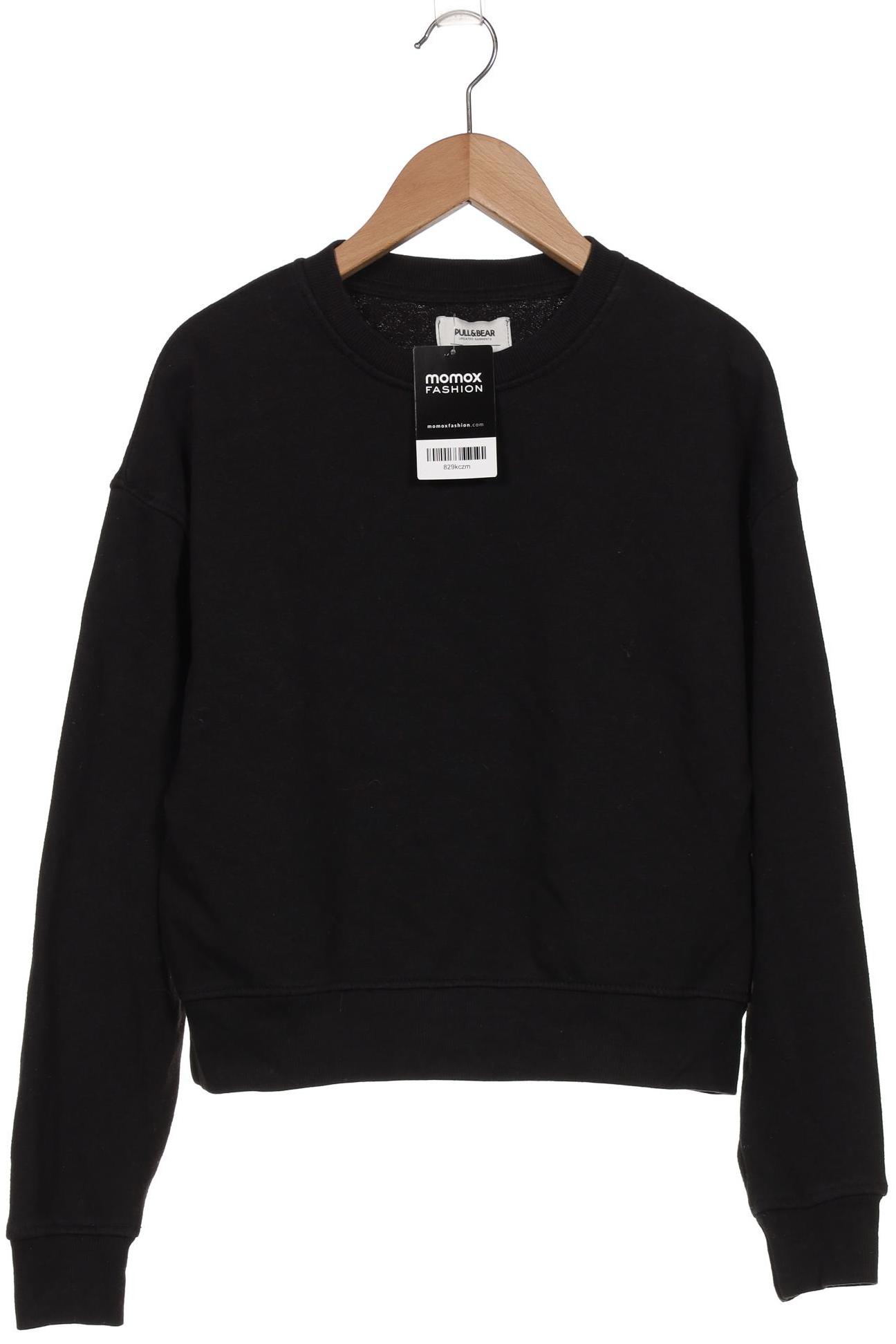 

Pull & Bear Damen Sweatshirt, schwarz, Gr. 36