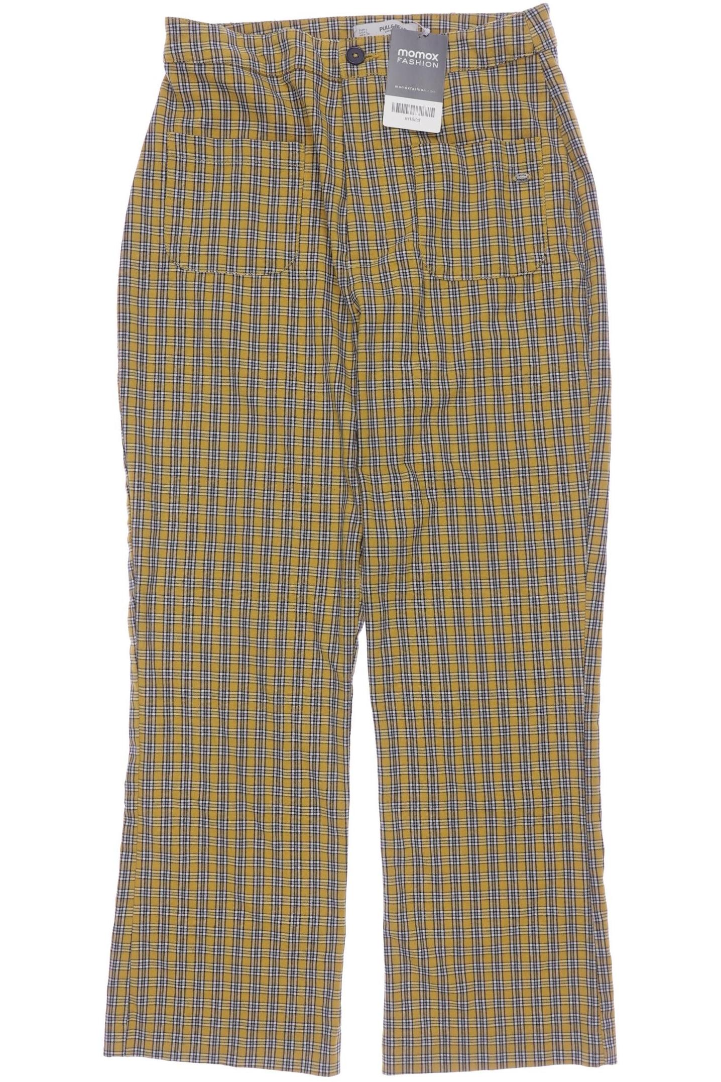 

Pull & Bear Damen Stoffhose, gelb, Gr. 0