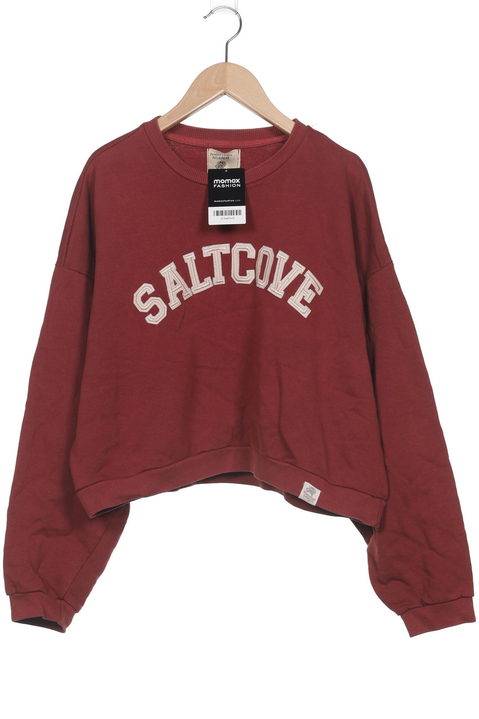 

Pull & Bear Damen Sweatshirt, bordeaux, Gr. 36