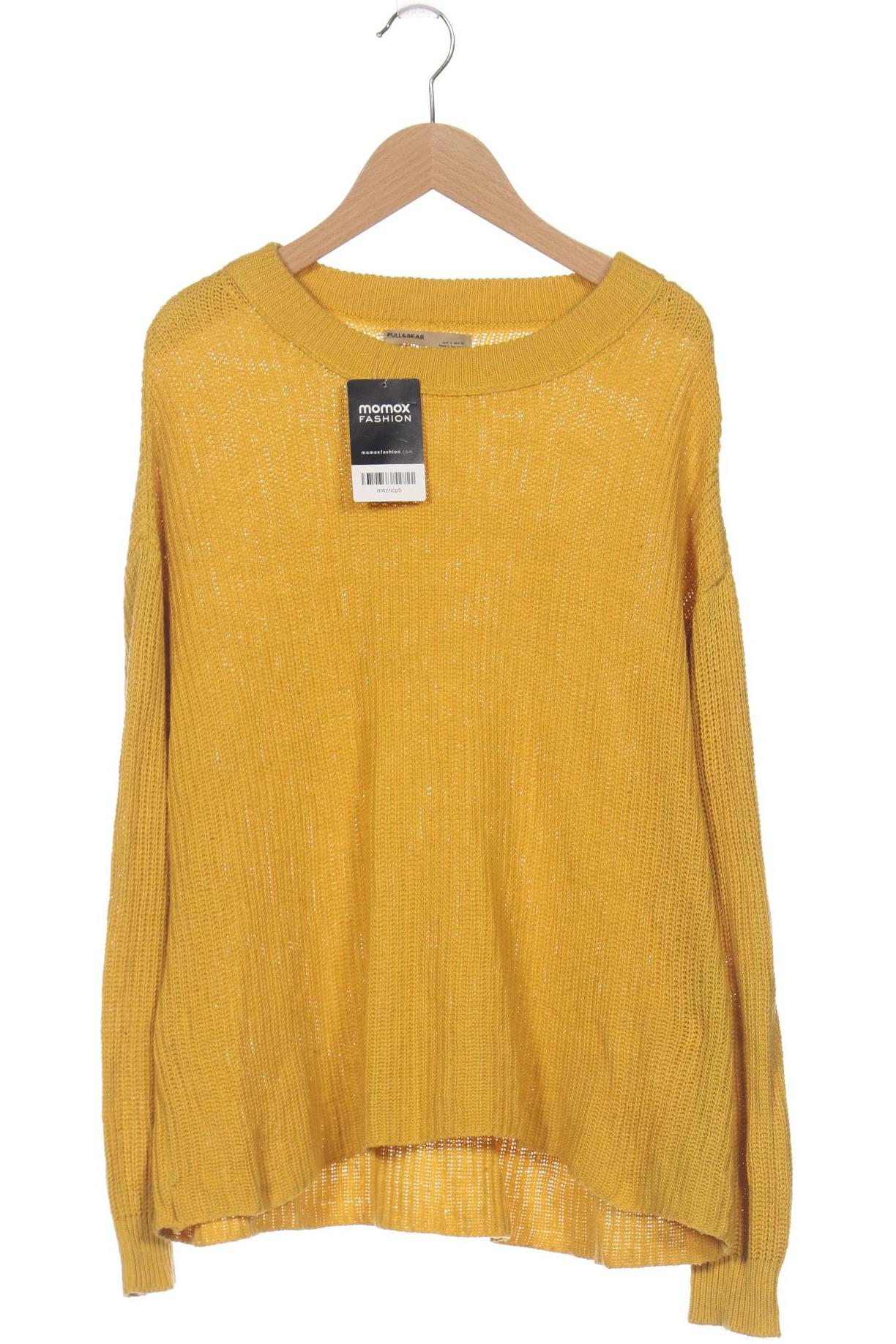 

Pull & Bear Damen Pullover, gelb, Gr. 36