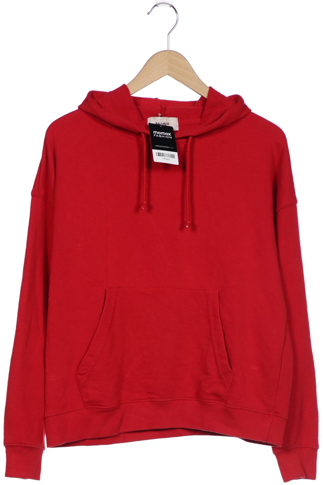 

Pull & Bear Damen Kapuzenpullover, rot, Gr. 36