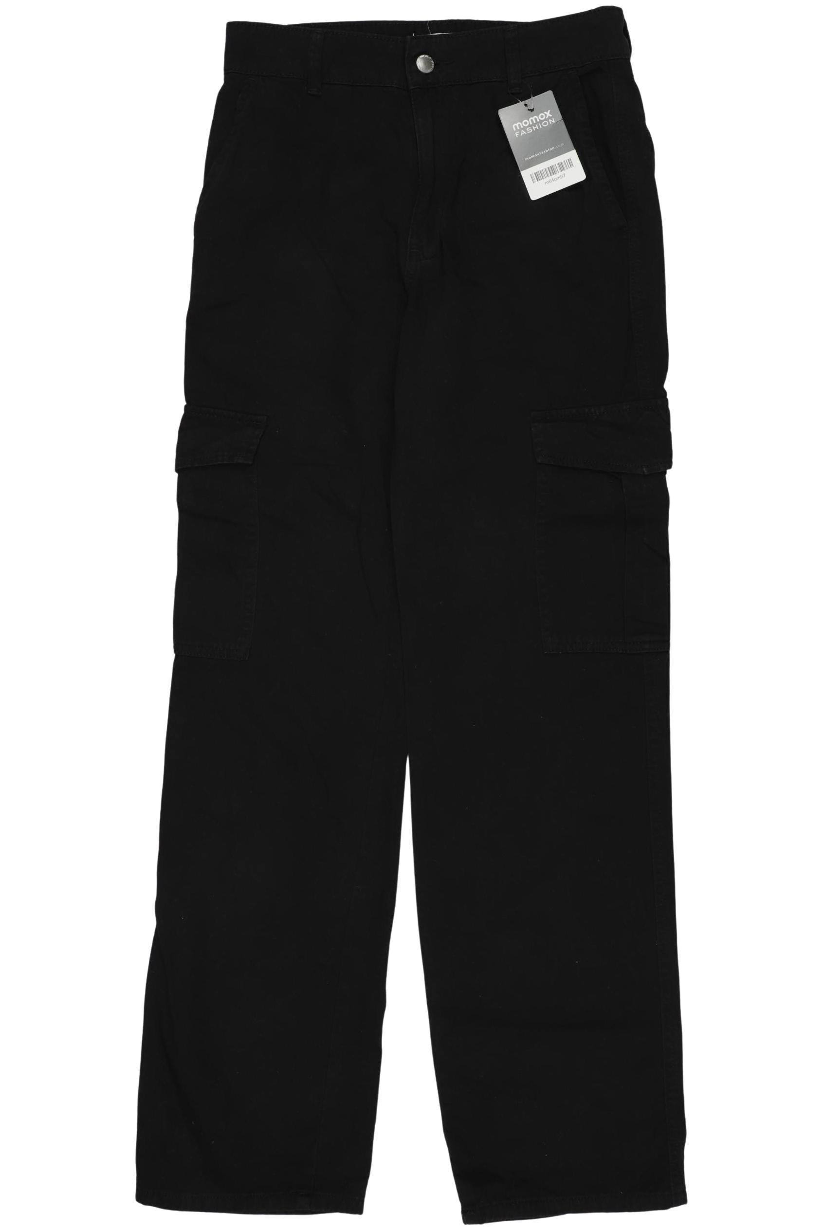 

Pull & Bear Damen Stoffhose, schwarz, Gr. 36