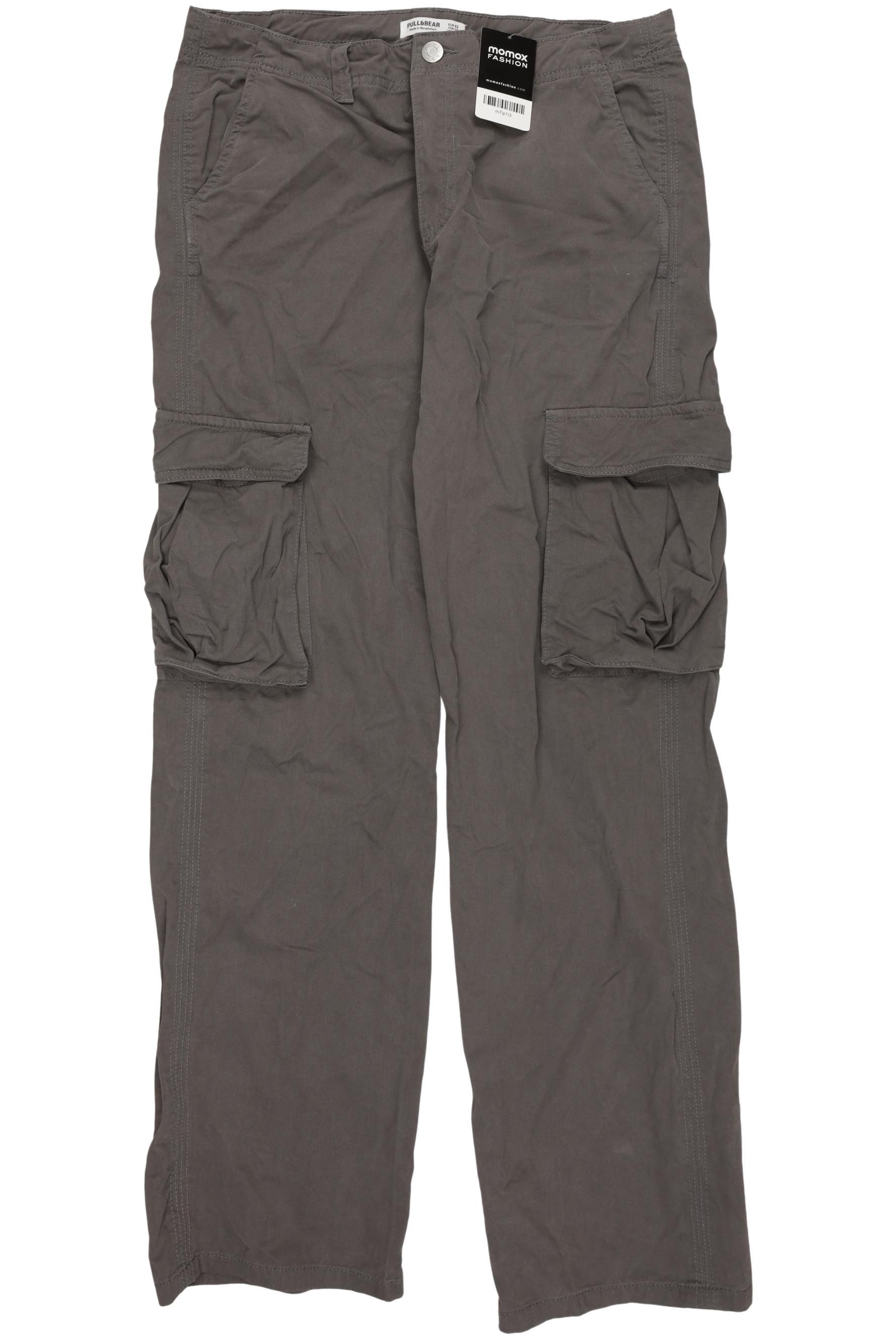 

Pull & Bear Damen Stoffhose, grau, Gr. 42