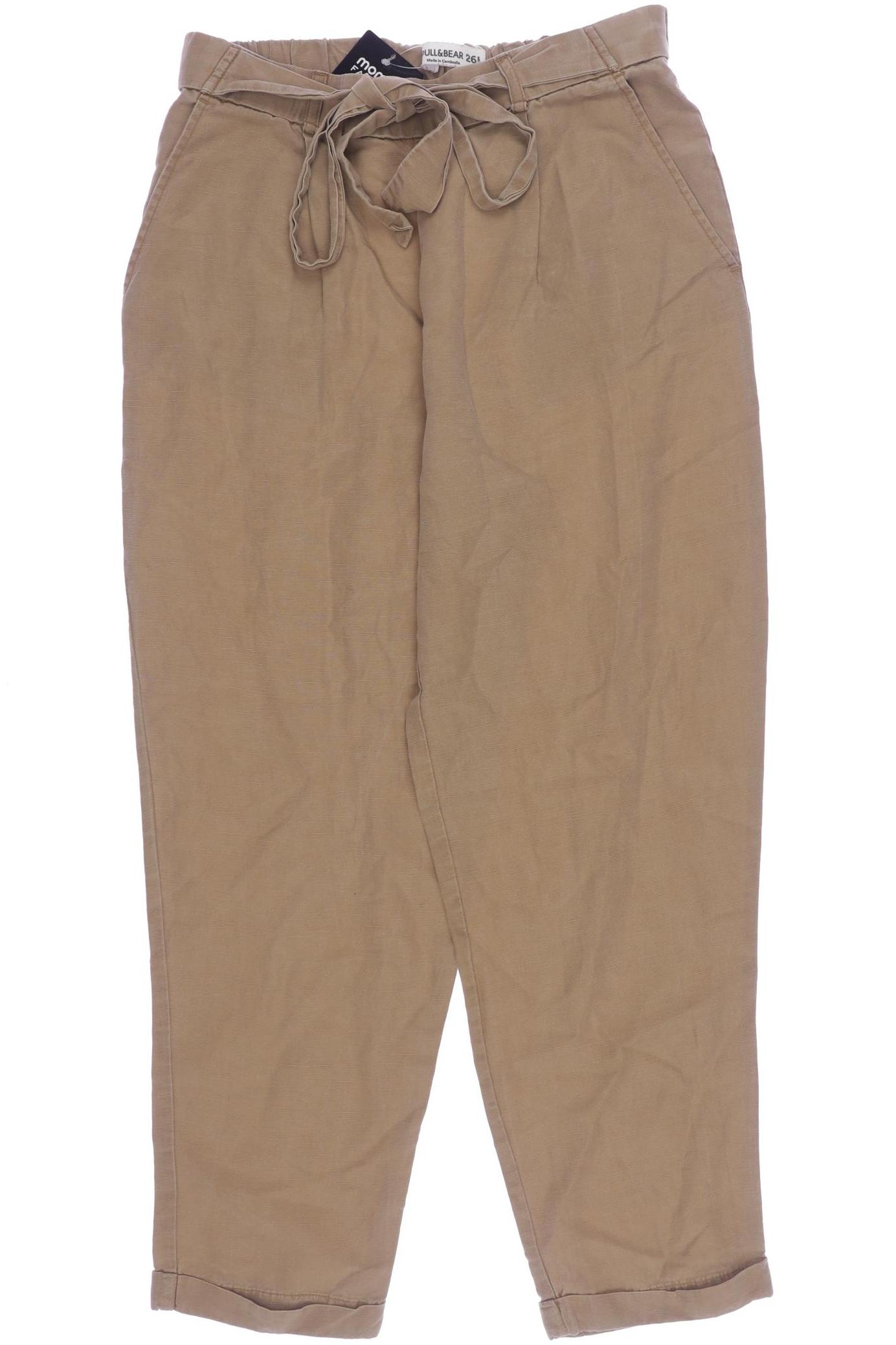 

Pull & Bear Damen Stoffhose, beige, Gr. 0