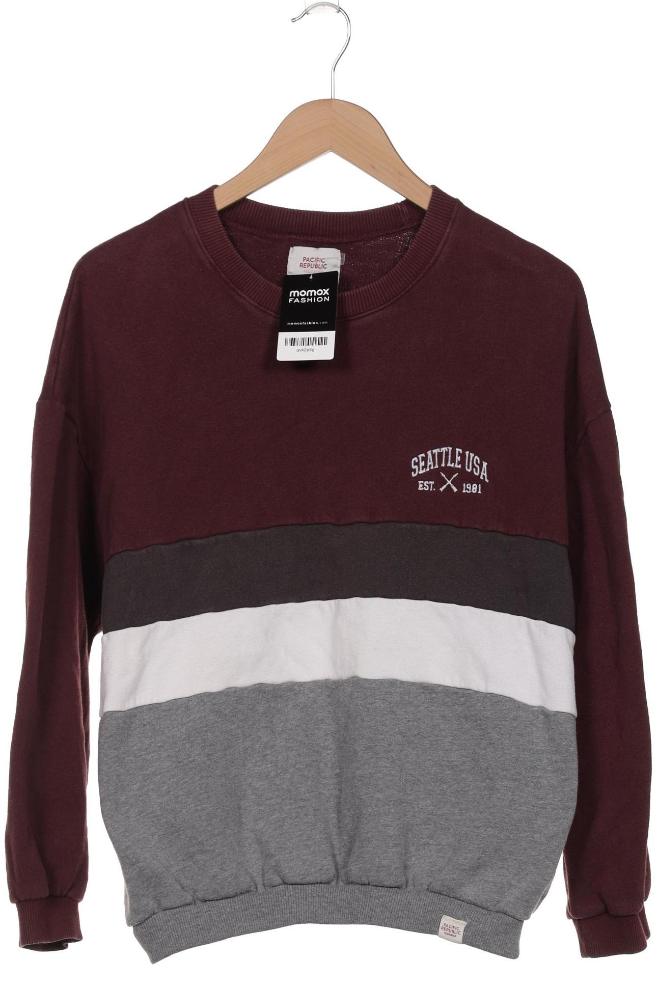 

Pull & Bear Damen Sweatshirt, bordeaux, Gr. 36
