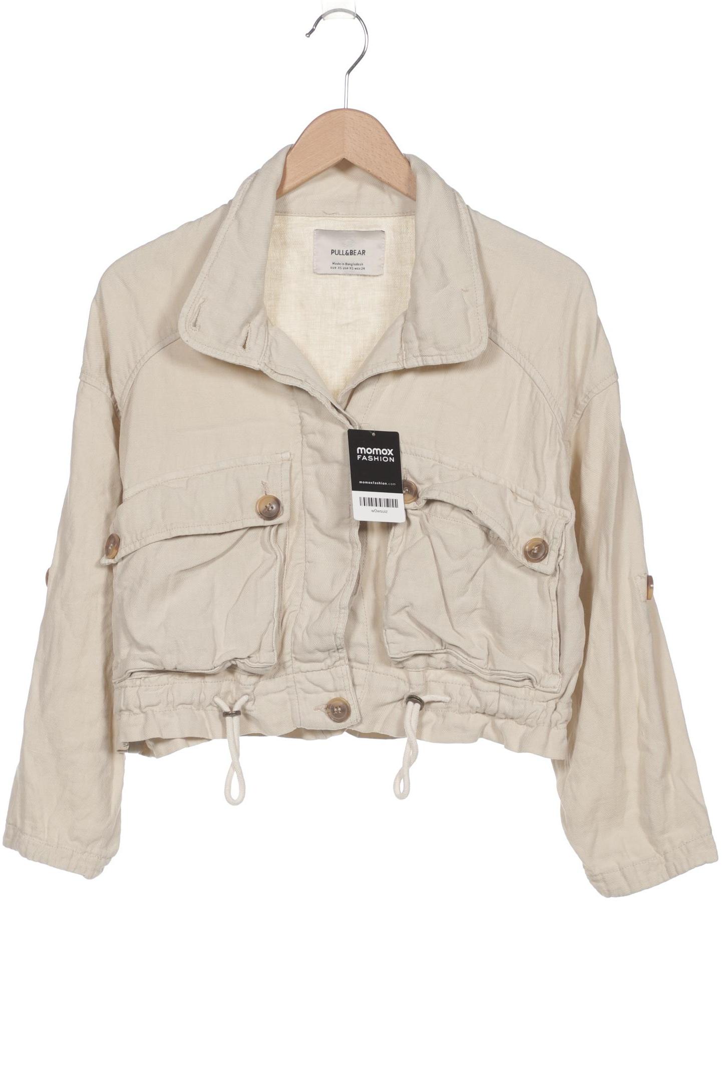 

Pull & Bear Damen Jacke, beige, Gr. 34