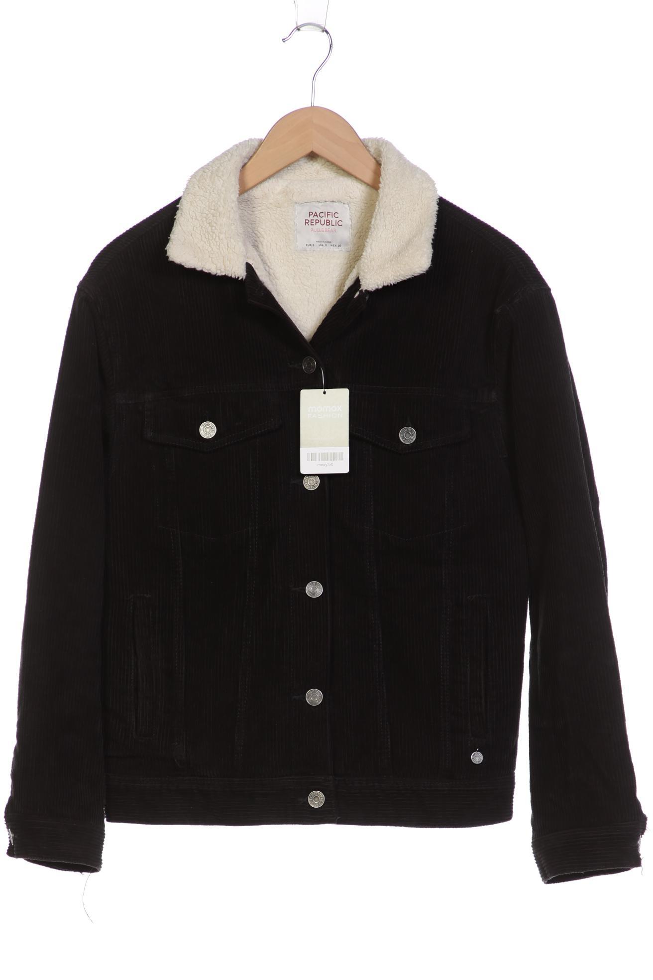 

Pull & Bear Damen Jacke, schwarz, Gr. 36