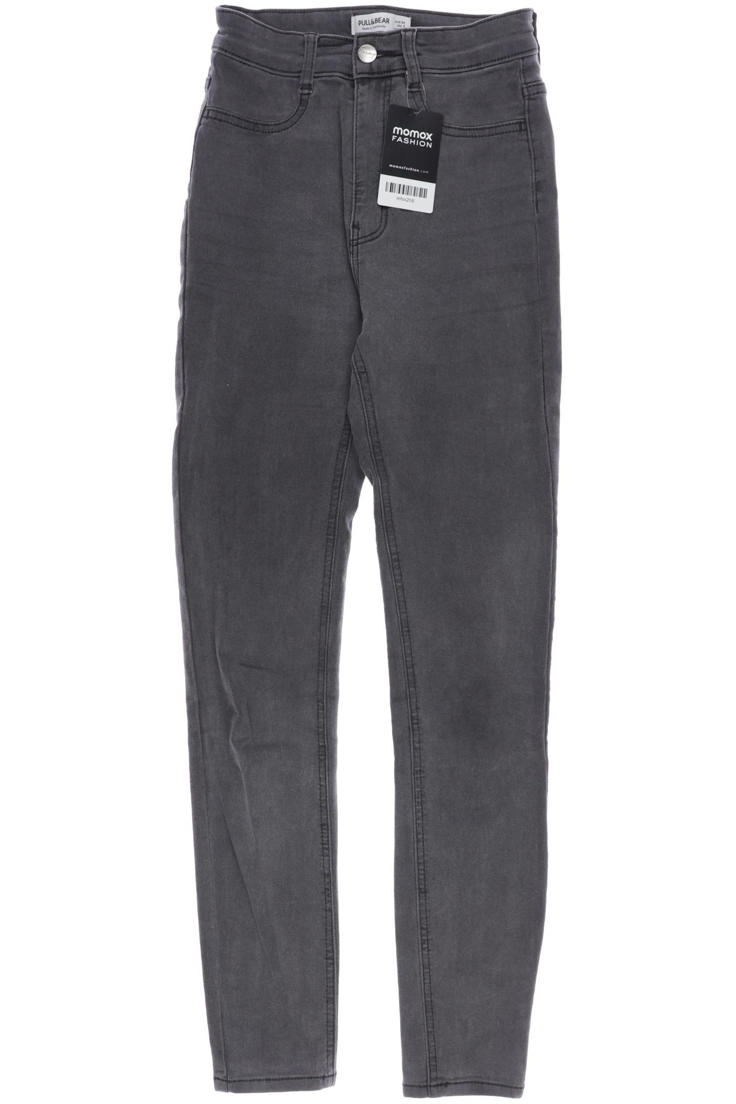 

Pull & Bear Damen Stoffhose, grau, Gr. 34