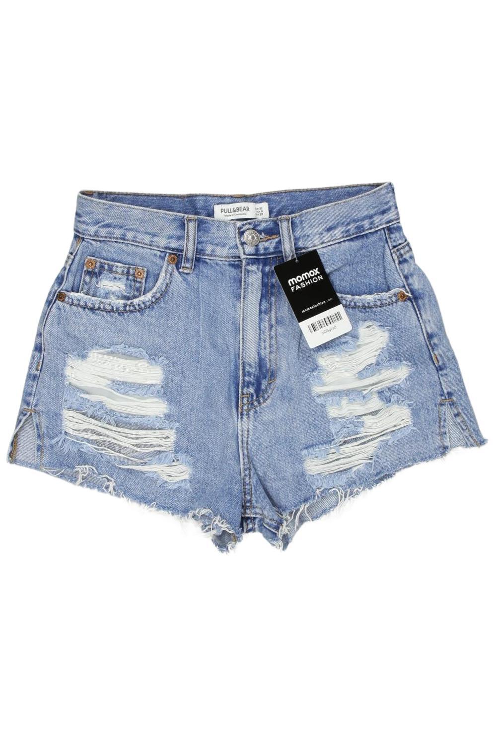 

Pull & Bear Damen Shorts, hellblau, Gr. 32