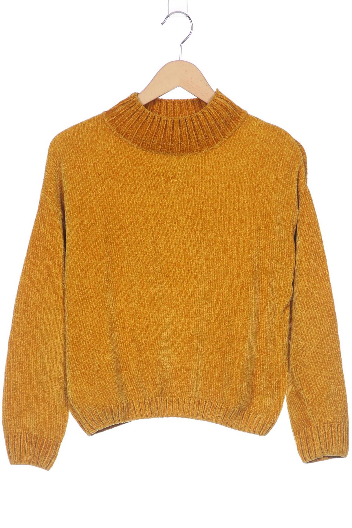 

Pull & Bear Damen Pullover, gelb, Gr. 38