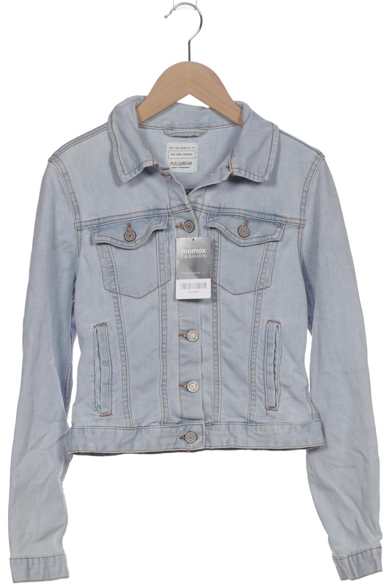 

Pull & Bear Damen Jacke, hellblau, Gr. 36