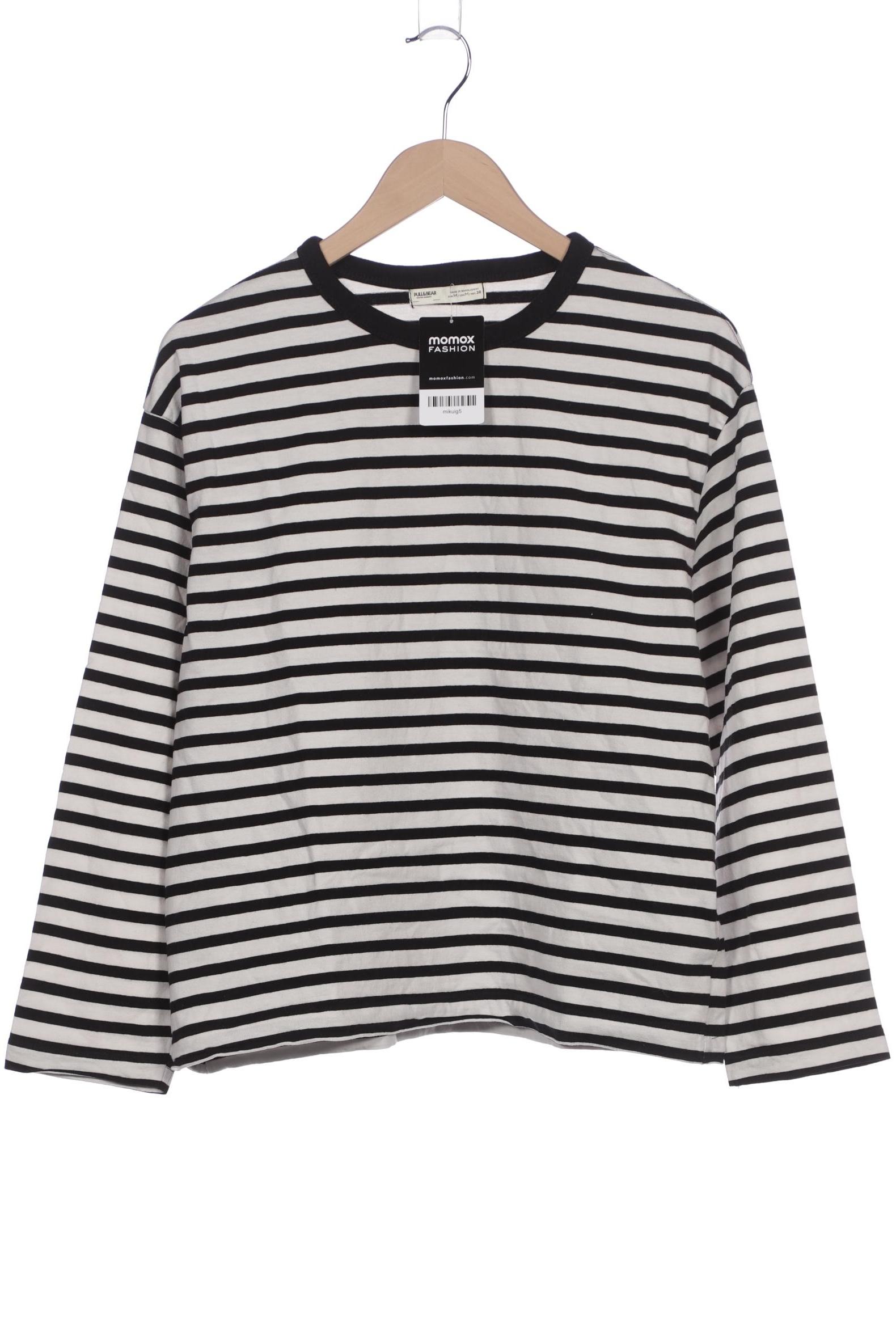 

Pull & Bear Damen Langarmshirt, schwarz, Gr. 38
