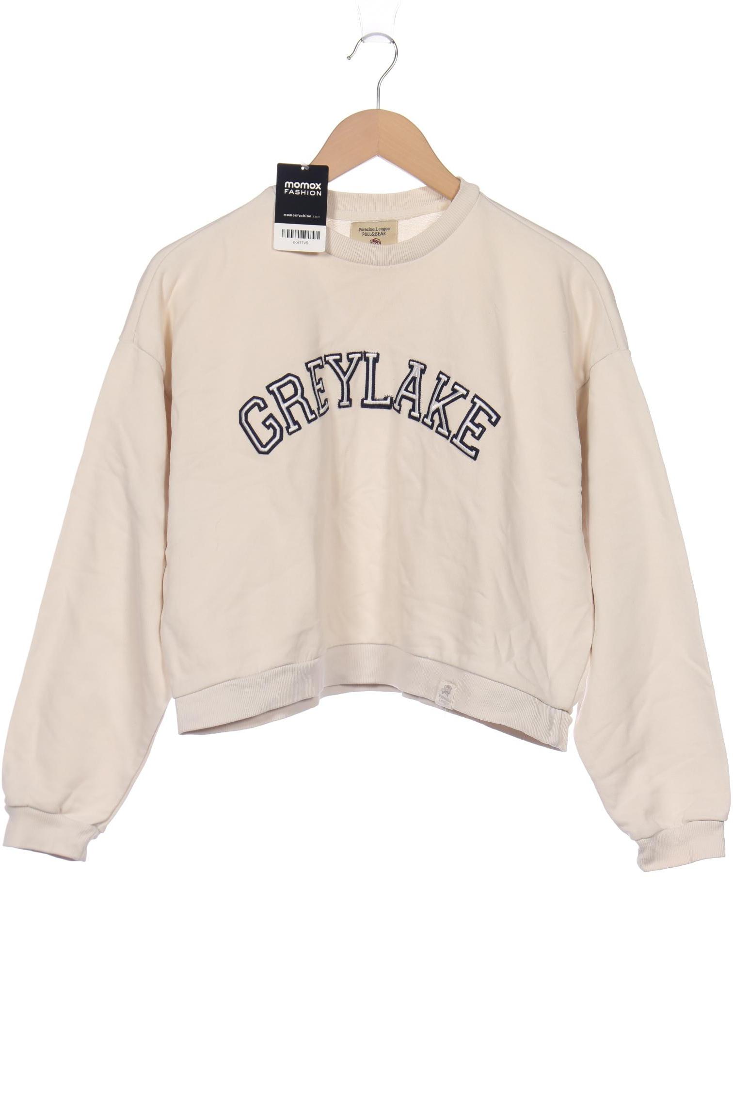 

Pull & Bear Damen Sweatshirt, cremeweiß, Gr. 34