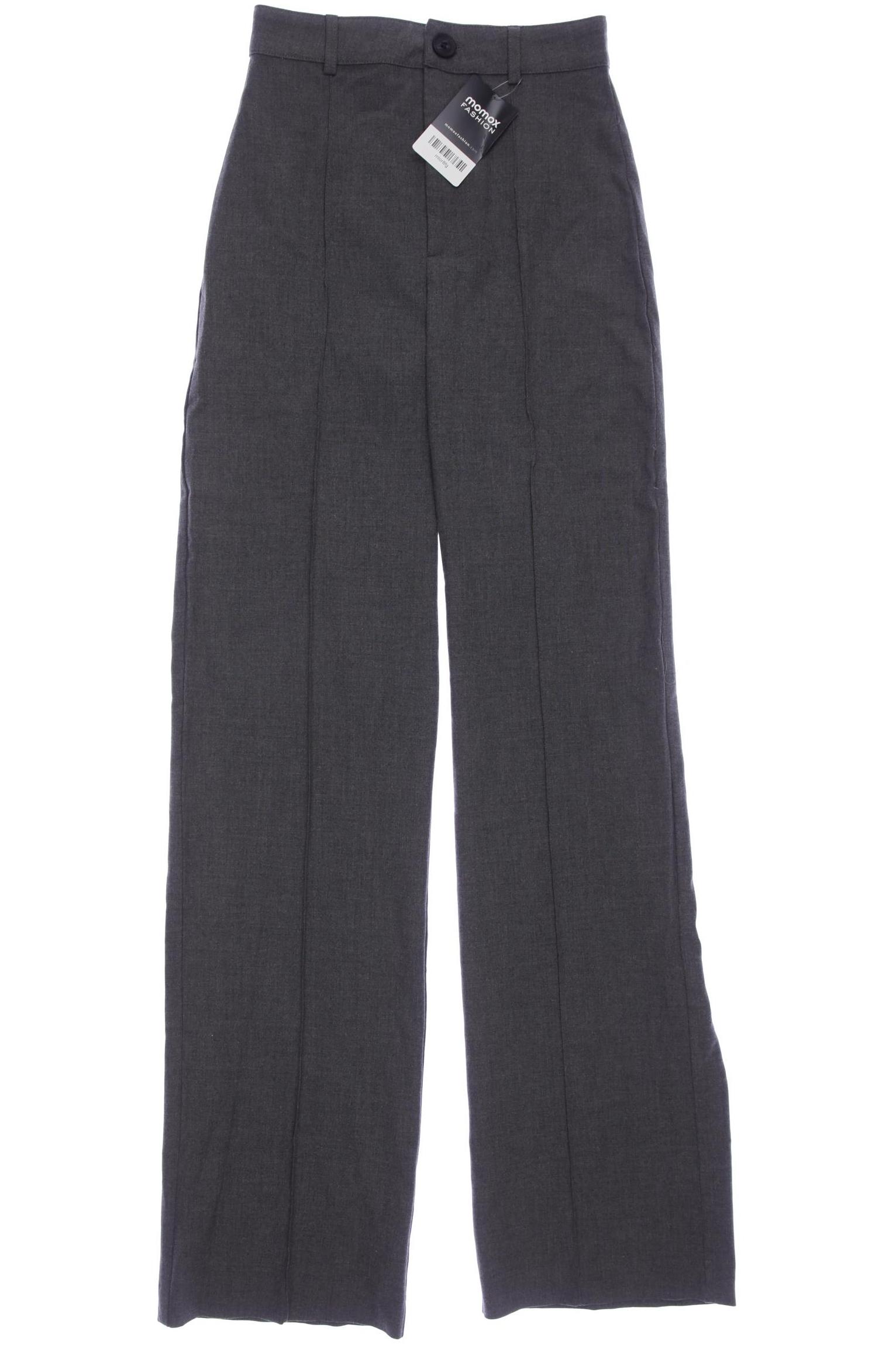 

Pull & Bear Damen Stoffhose, grau, Gr. 0