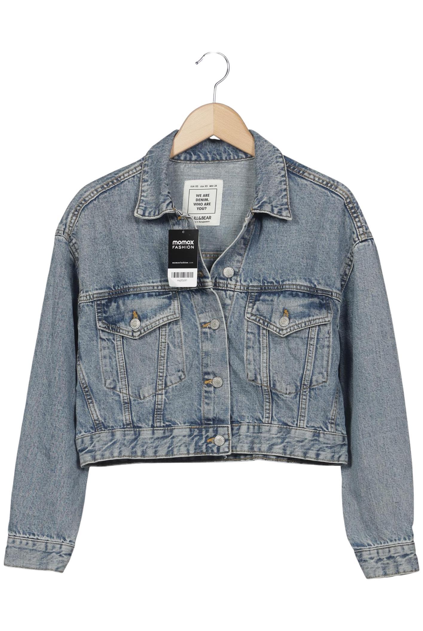 

Pull & Bear Damen Jacke, hellblau, Gr. 34