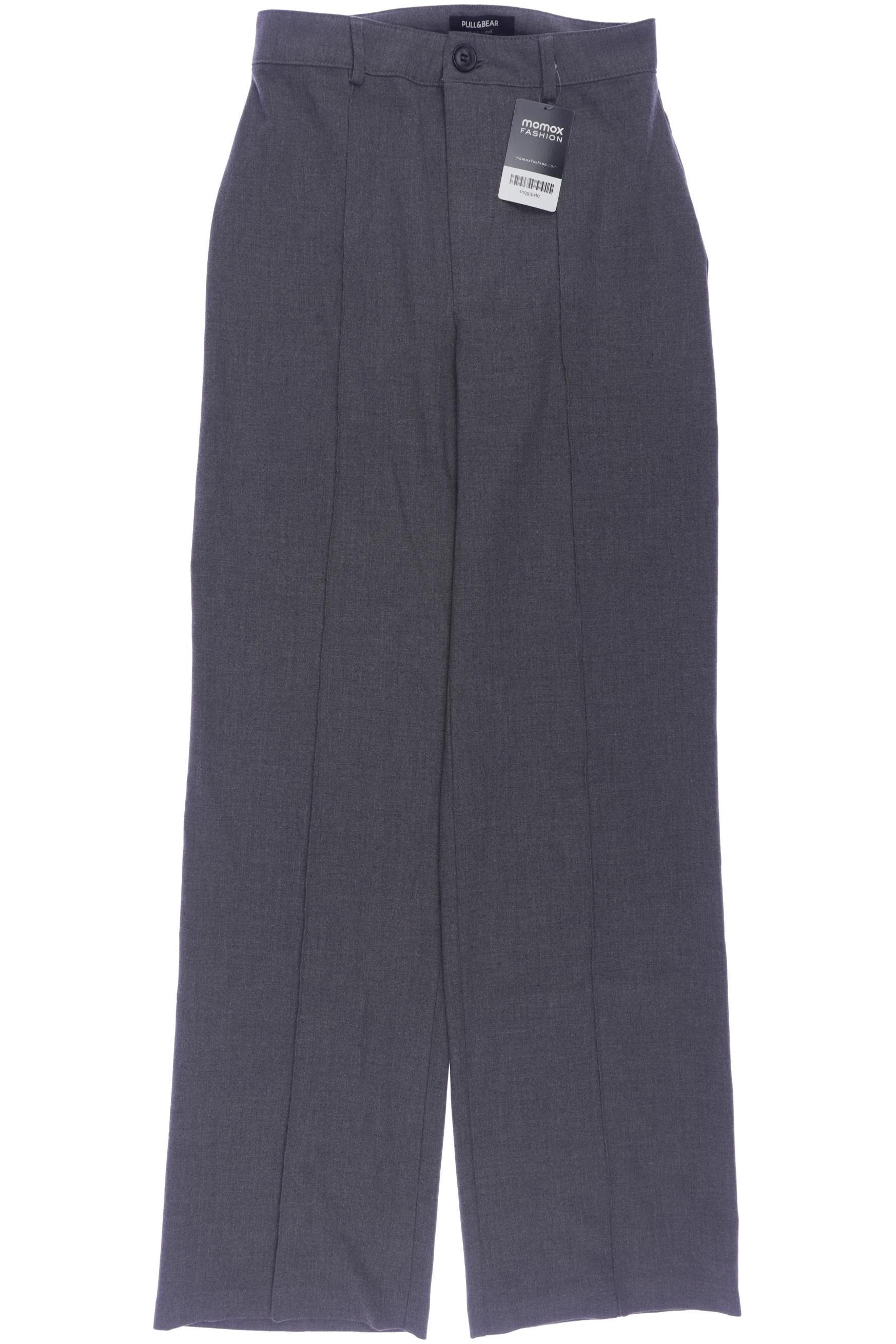 

Pull & Bear Damen Stoffhose, grau, Gr. 0