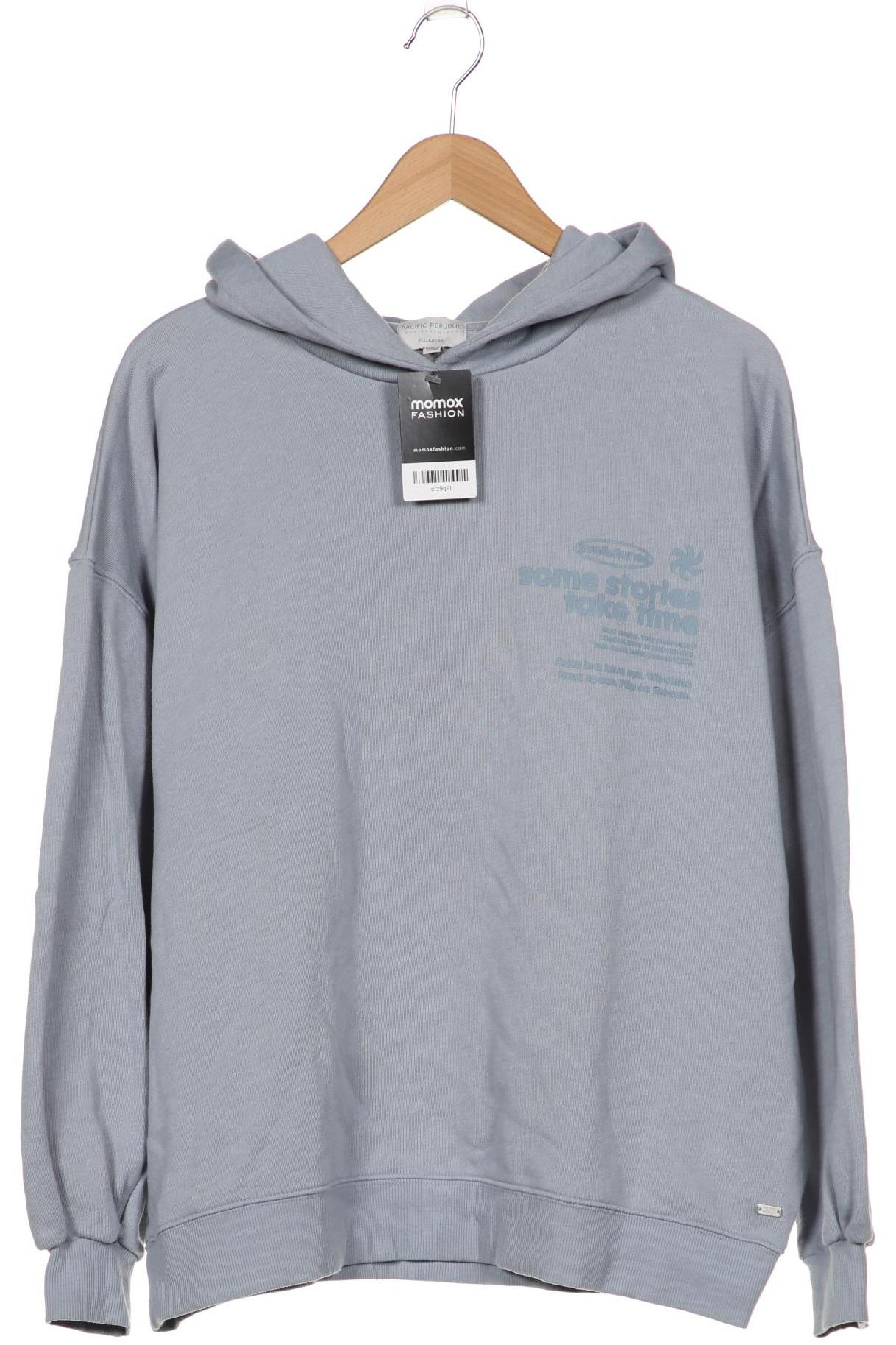 

Pull & Bear Damen Kapuzenpullover, hellblau, Gr. 38