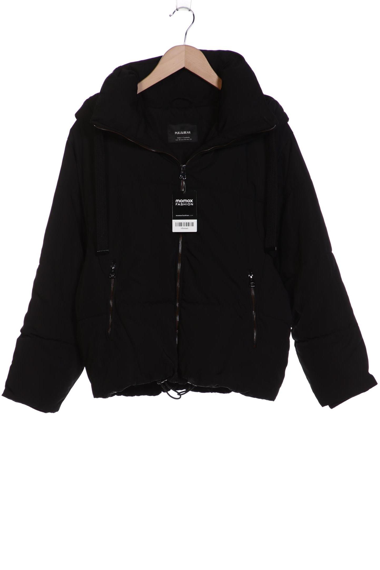 

Pull & Bear Damen Jacke, schwarz, Gr. 34