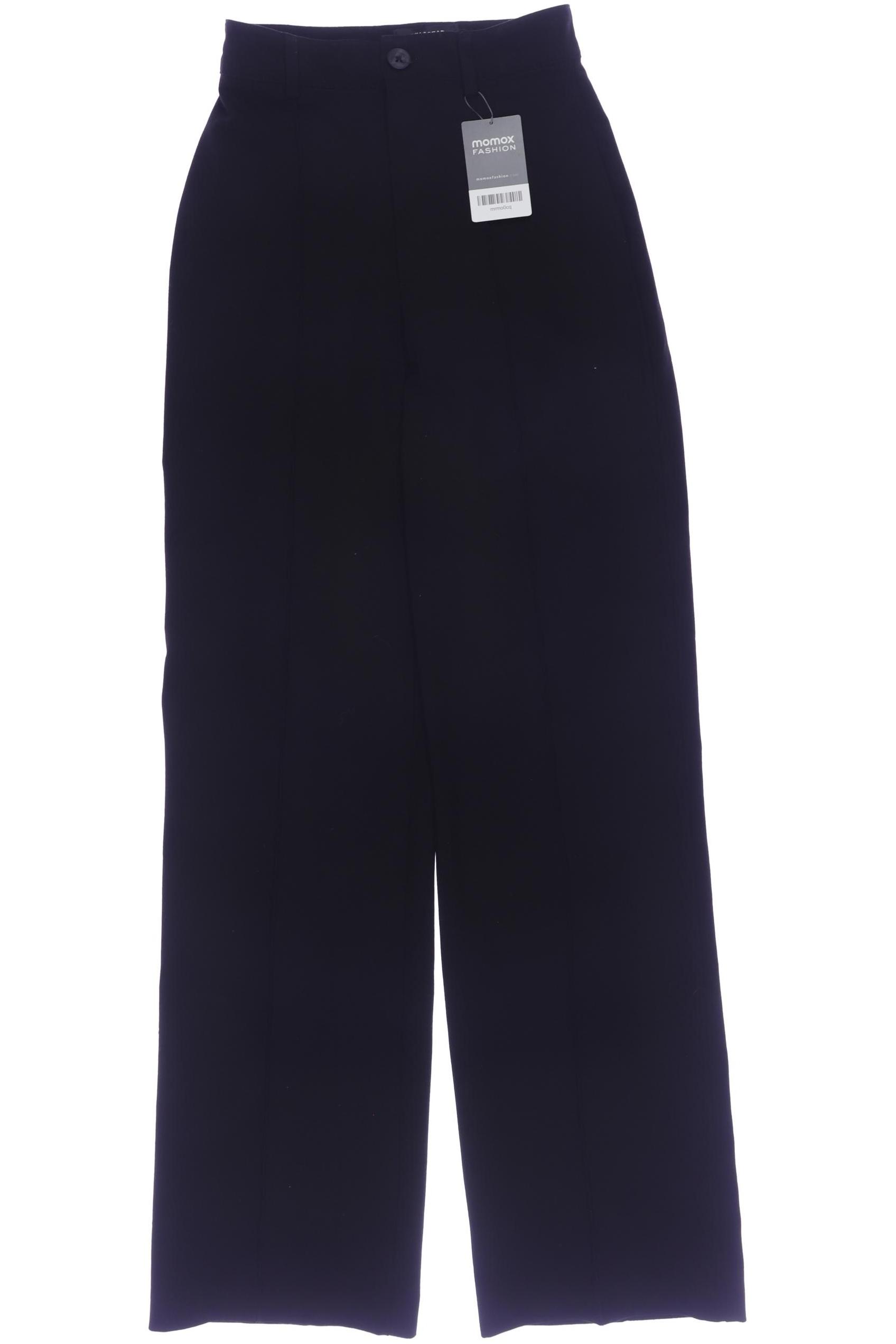 

Pull & Bear Damen Stoffhose, schwarz, Gr. 0