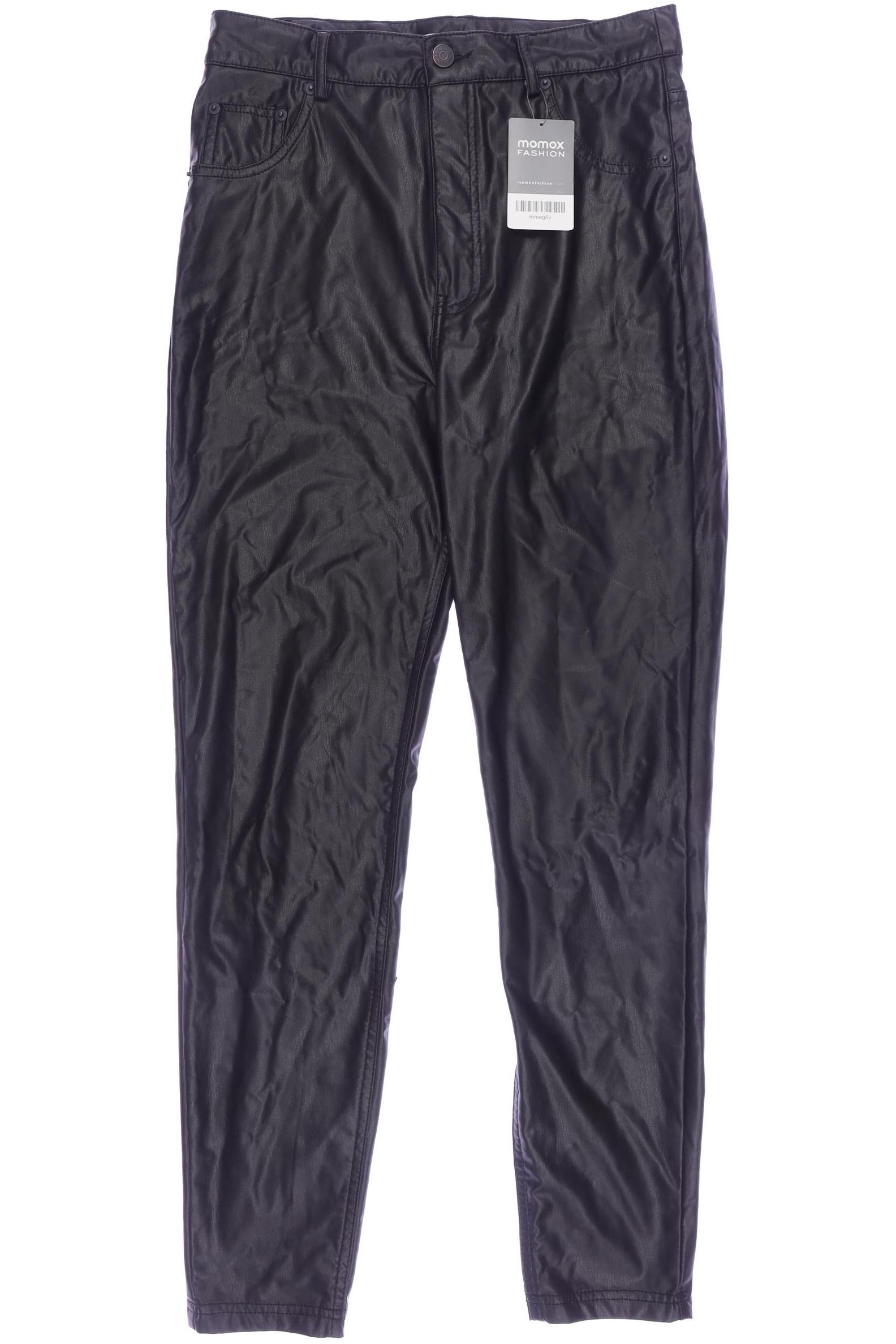 

Pull & Bear Damen Stoffhose, schwarz, Gr. 42