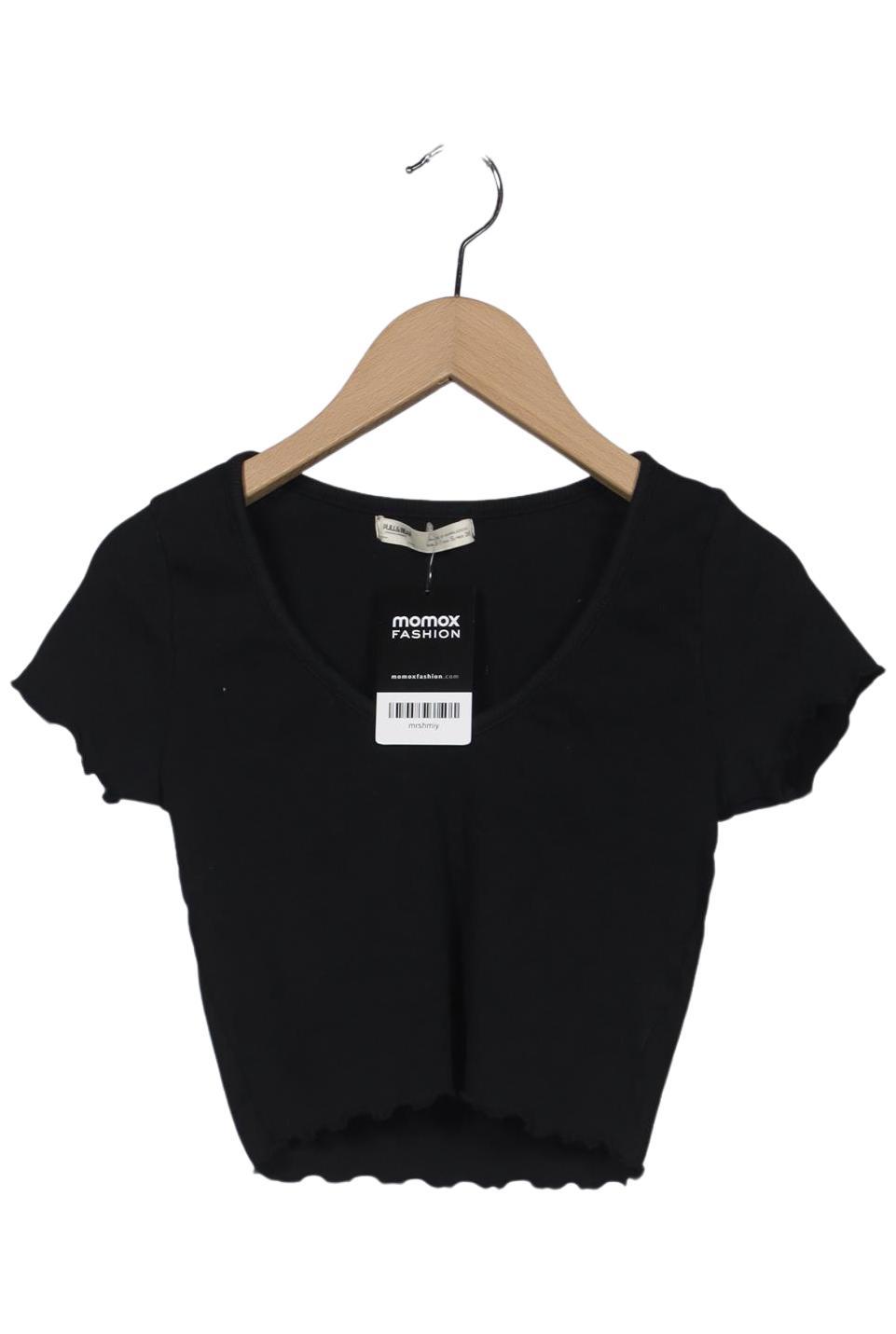 

Pull & Bear Damen T-Shirt, schwarz, Gr. 36