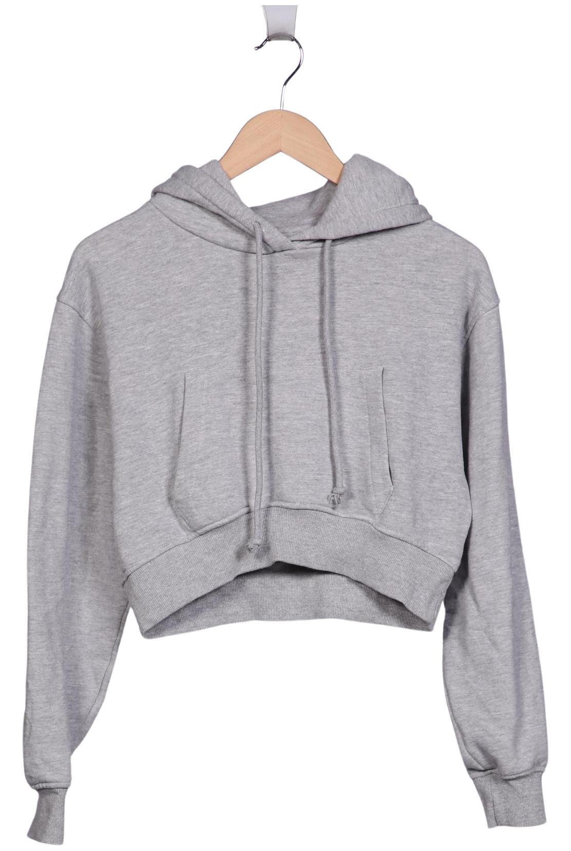 

Pull & Bear Damen Kapuzenpullover, grau, Gr. 36