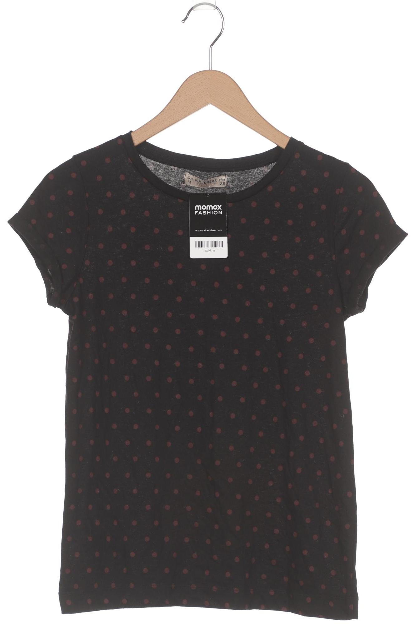 

Pull & Bear Damen T-Shirt, schwarz, Gr. 38