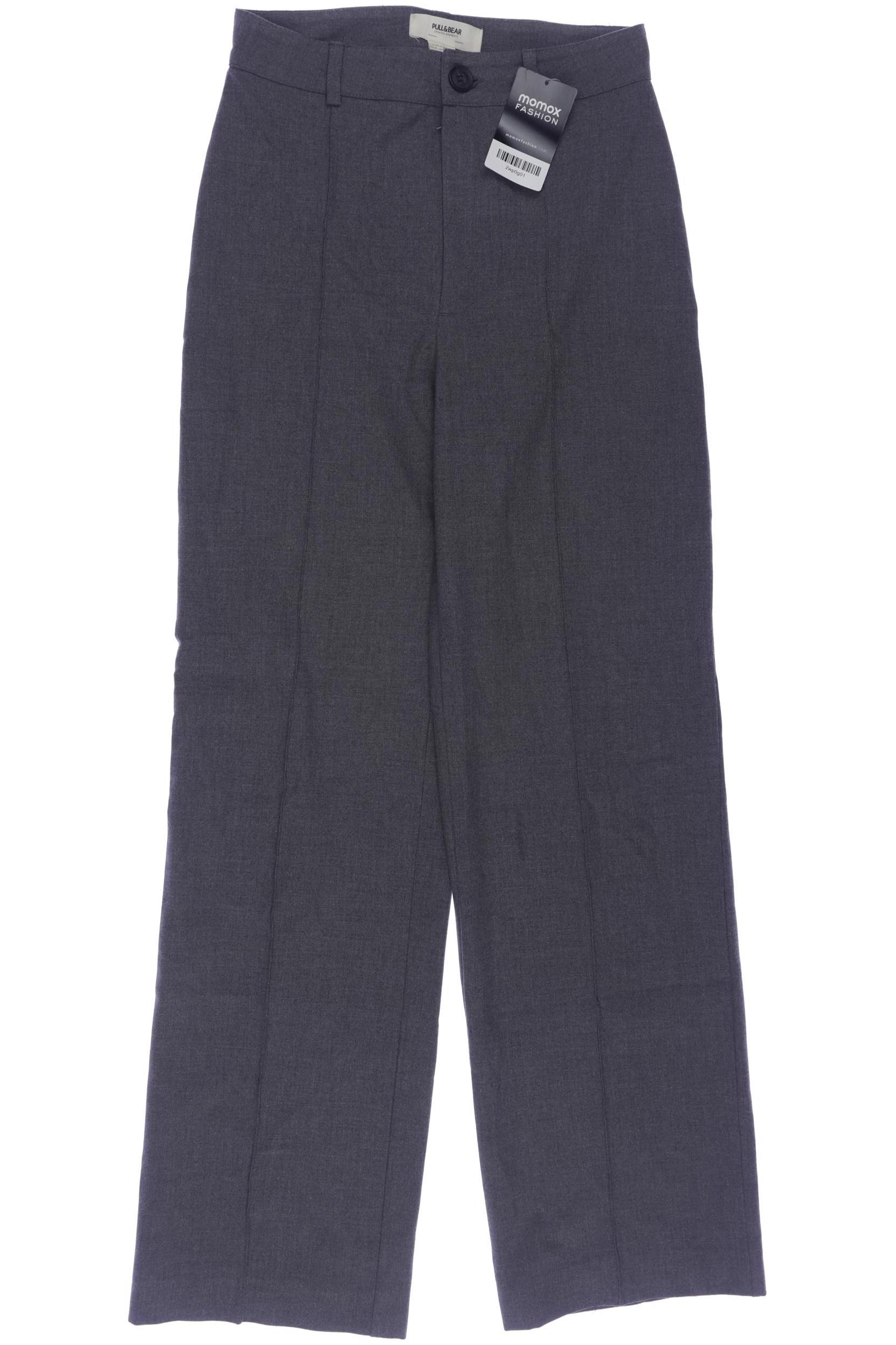 

Pull & Bear Damen Stoffhose, grau, Gr. 0