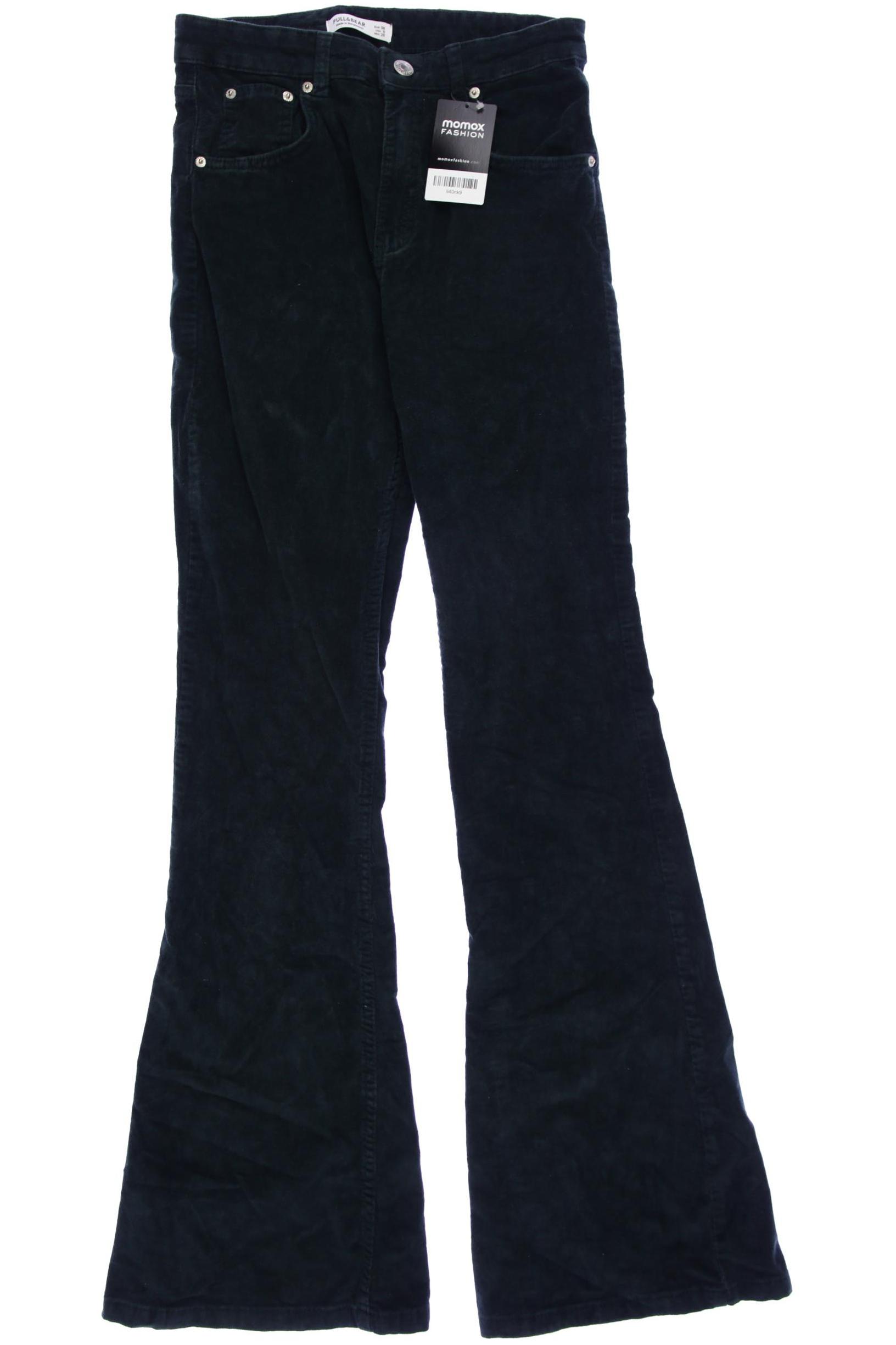 

Pull & Bear Damen Stoffhose, grün, Gr. 38