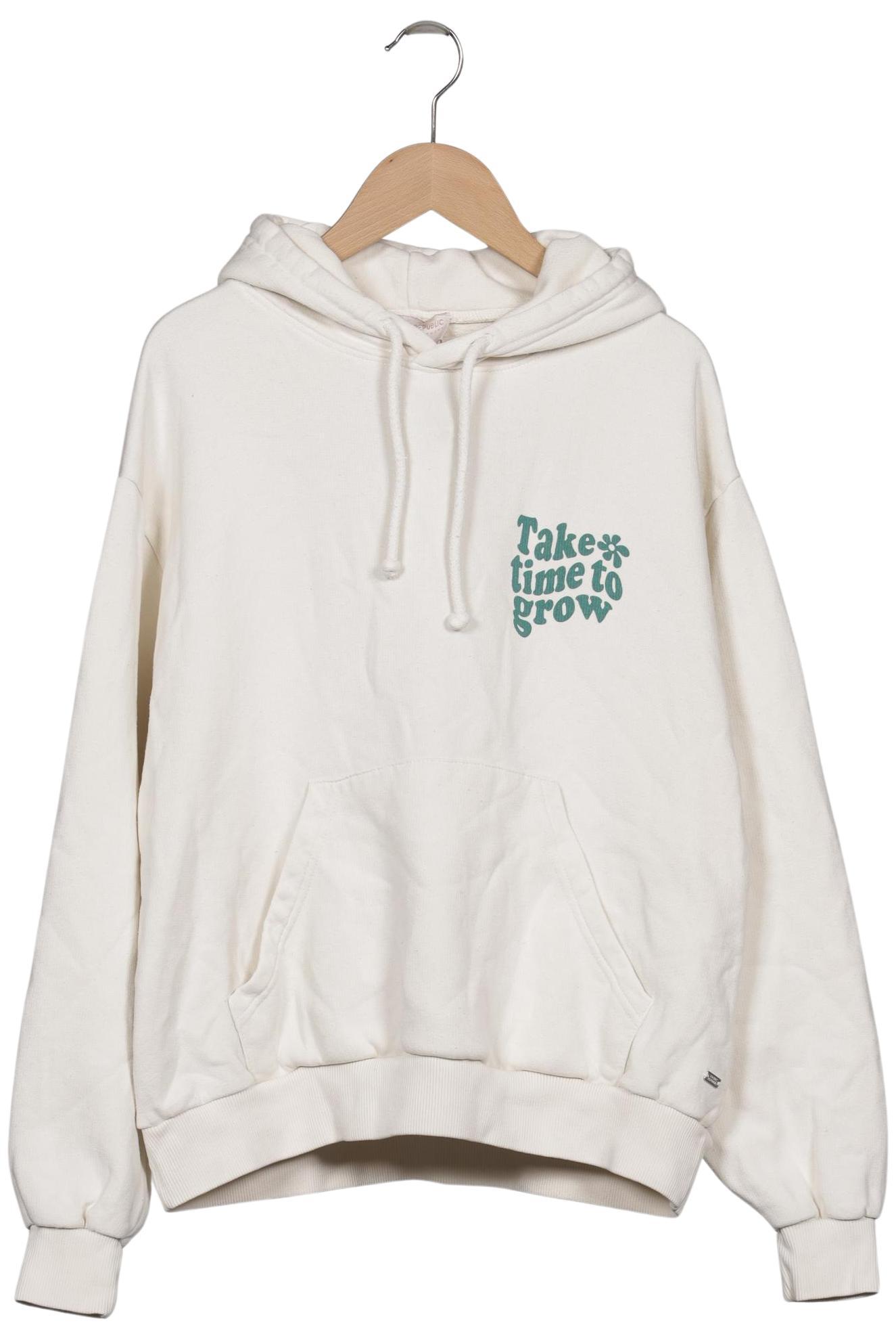 

Pull & Bear Damen Kapuzenpullover, cremeweiß, Gr. 34