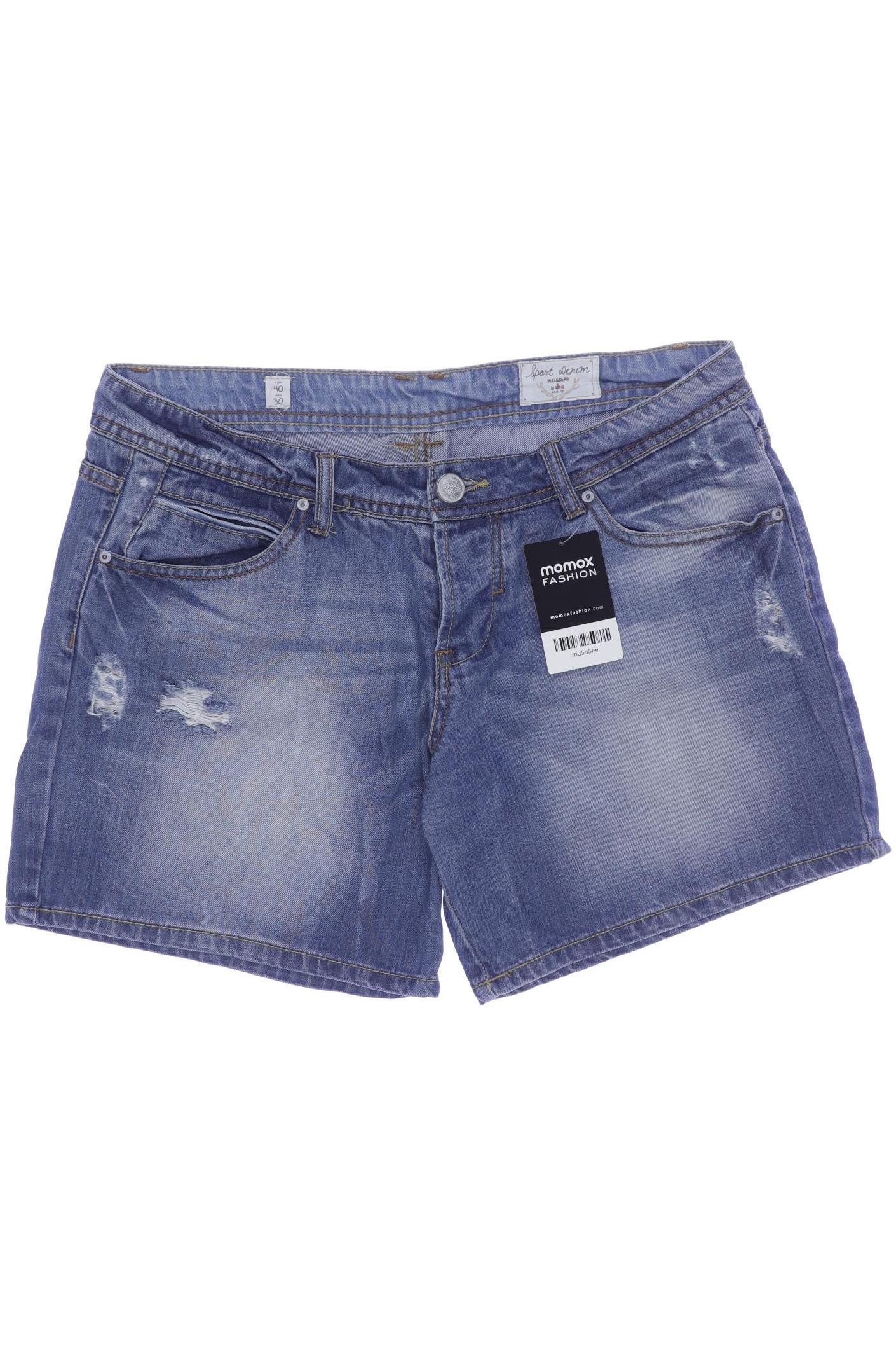 

Pull & Bear Damen Shorts, blau, Gr. 40