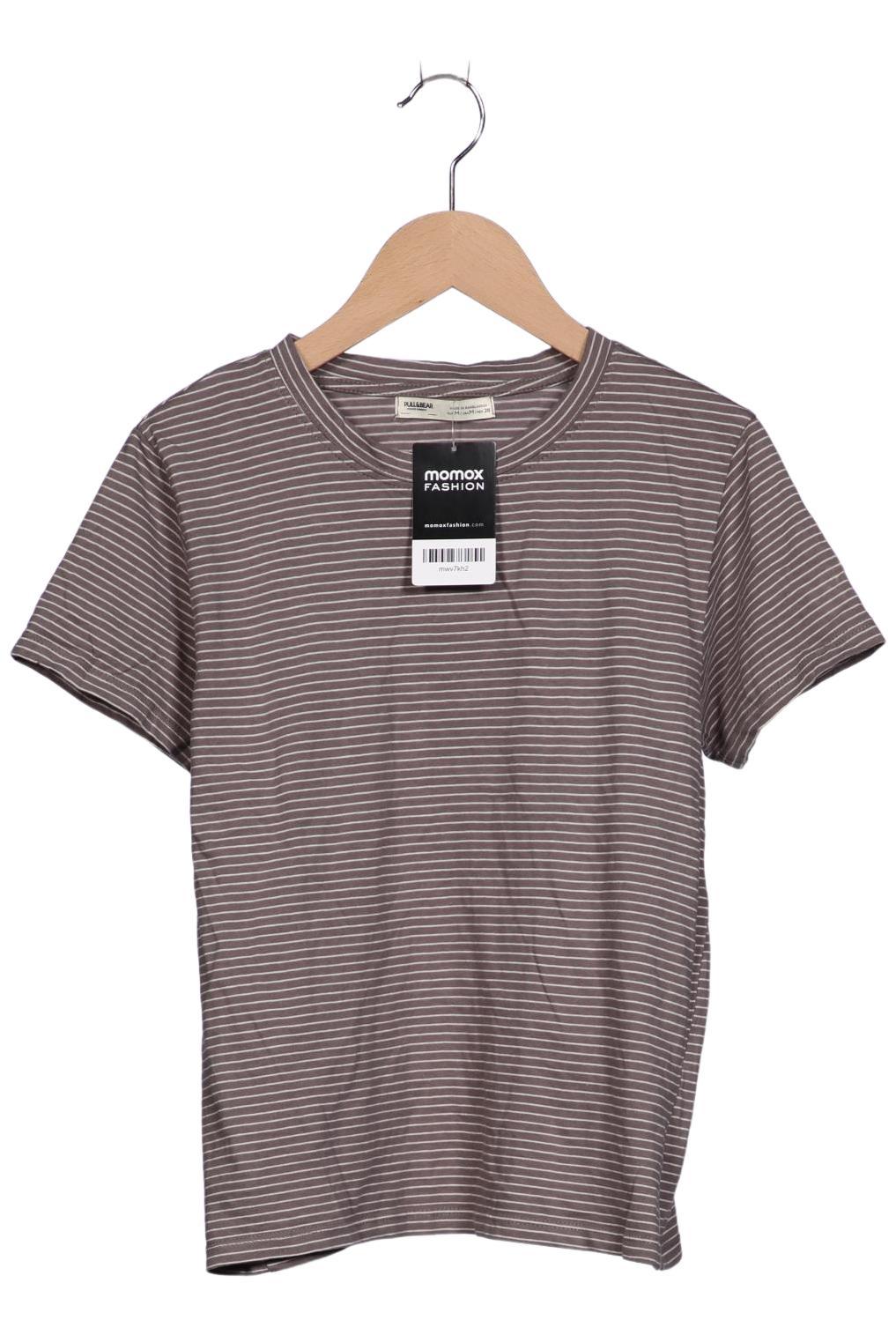 

Pull & Bear Damen T-Shirt, grau, Gr. 38