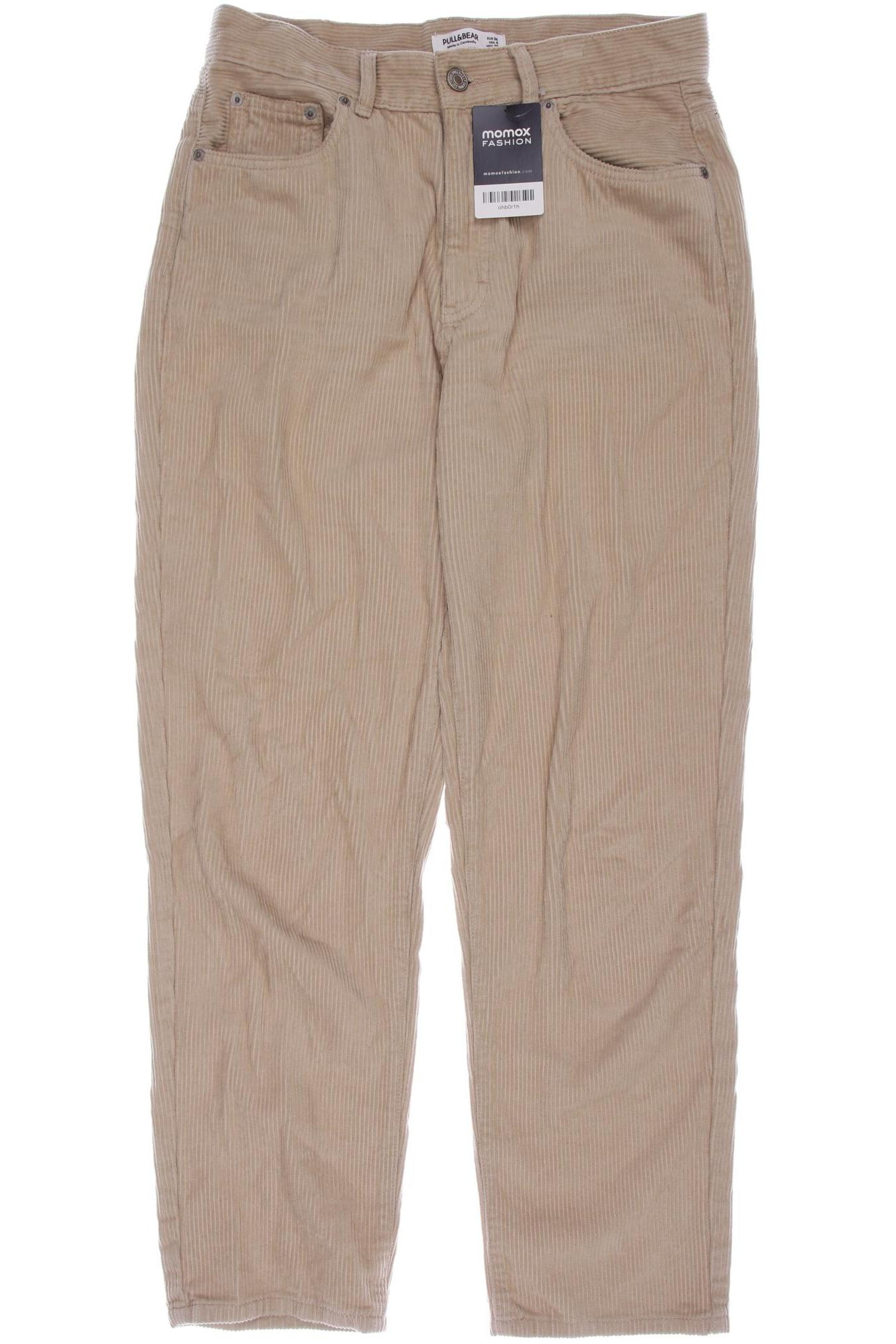 

Pull & Bear Damen Stoffhose, beige, Gr. 38