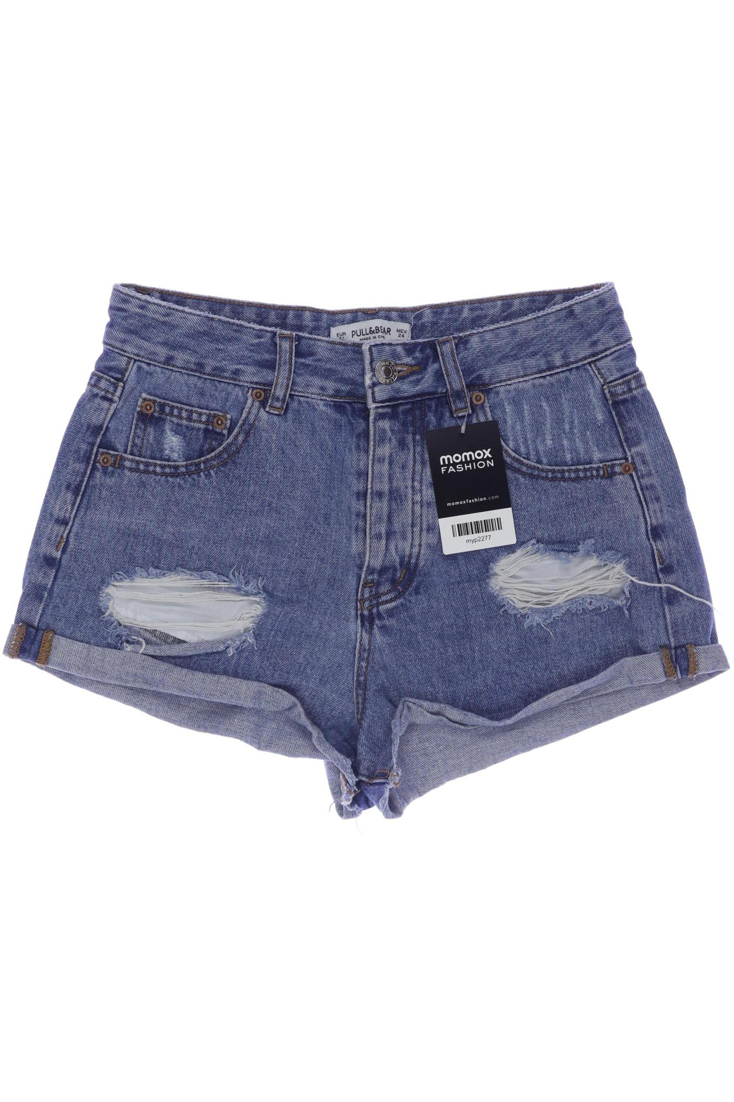 

Pull & Bear Damen Shorts, blau, Gr. 34