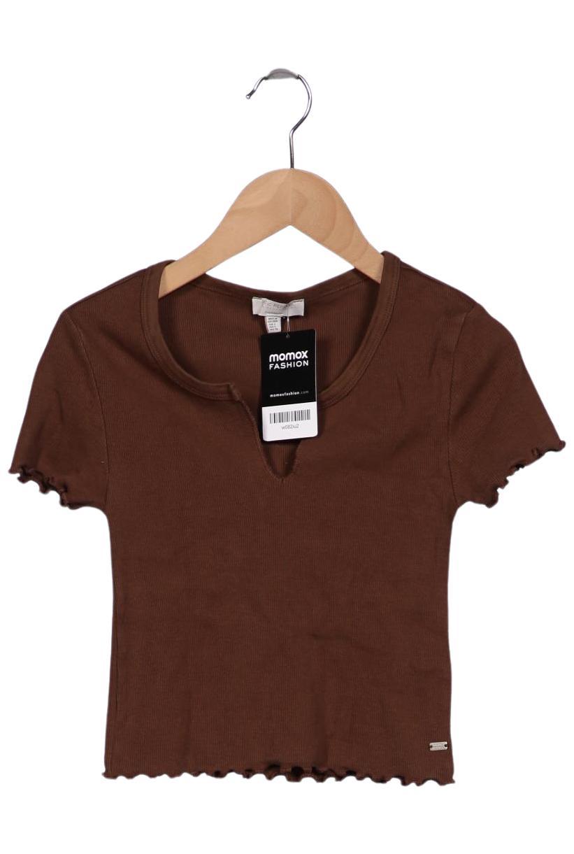 

Pull & Bear Damen T-Shirt, braun, Gr. 42