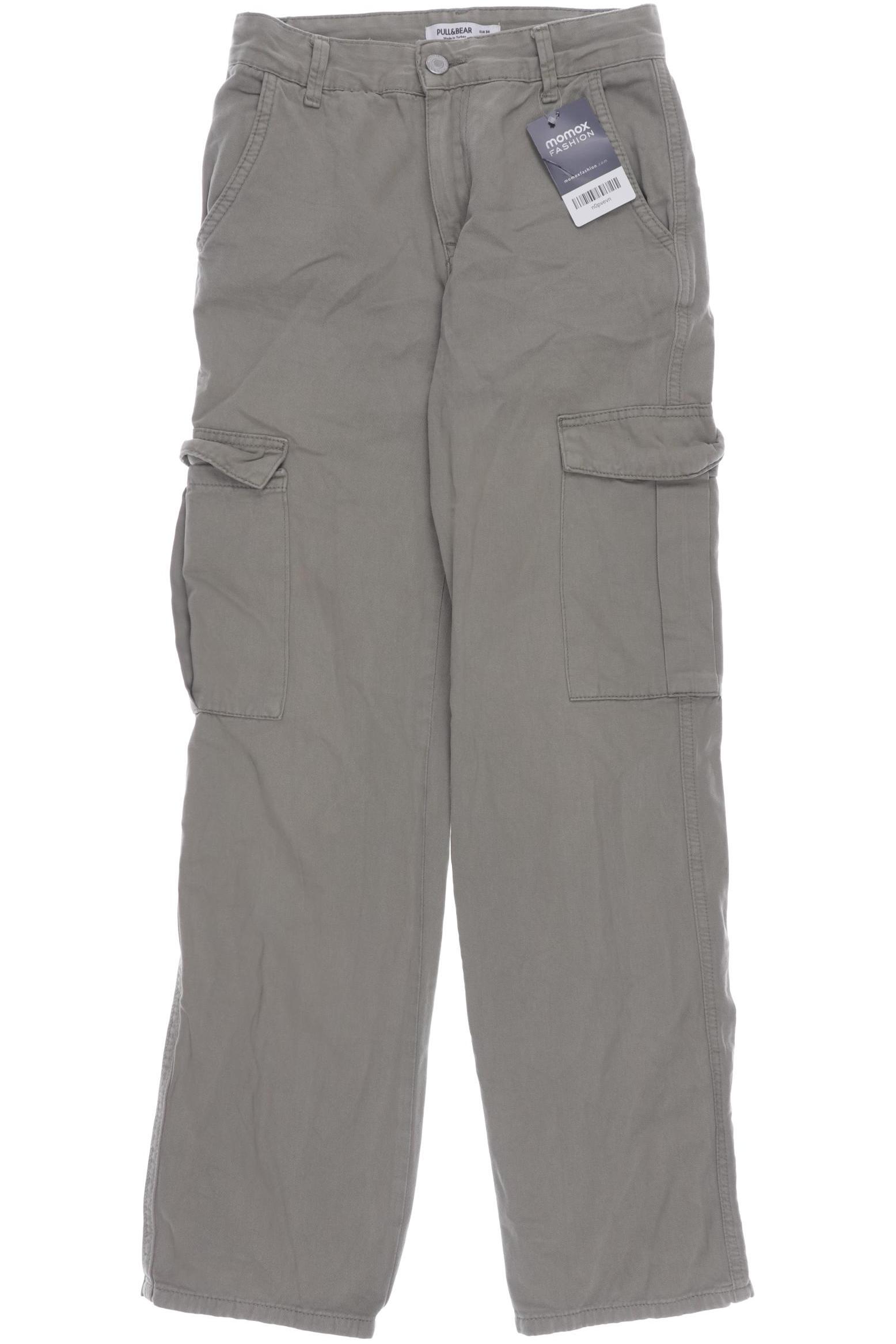 

Pull & Bear Damen Stoffhose, grün